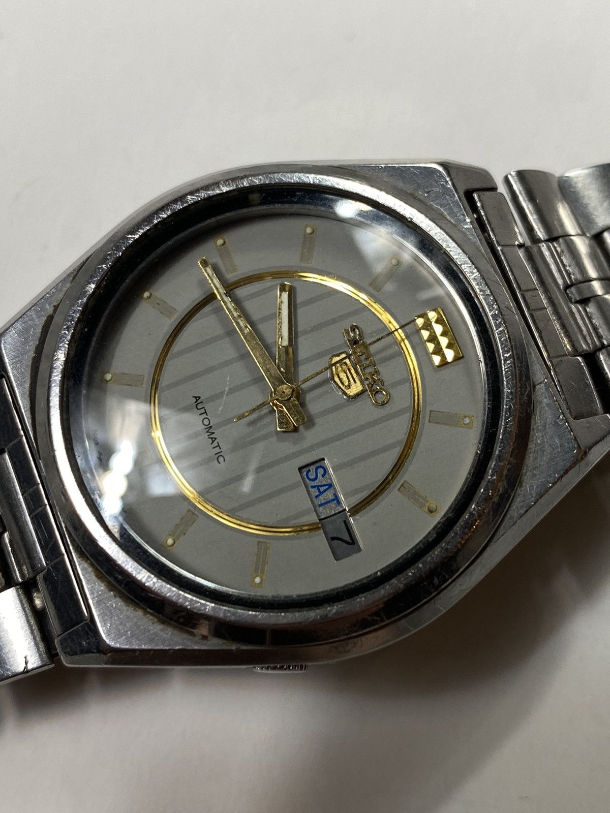 Seiko Seiko 5 Automatic Watch with Silver Dial - Japanese Brand Size ONE SIZE - 2 Thumbnail