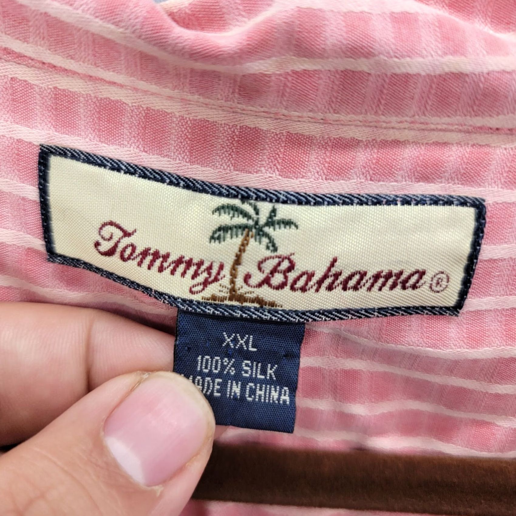 Tommy Bahama Tommy Bahama Mens Button Short Sleeve Shirt Blend Size XXL Checkers Shirt Size US XXL / EU 58 / 5 - 4 Thumbnail