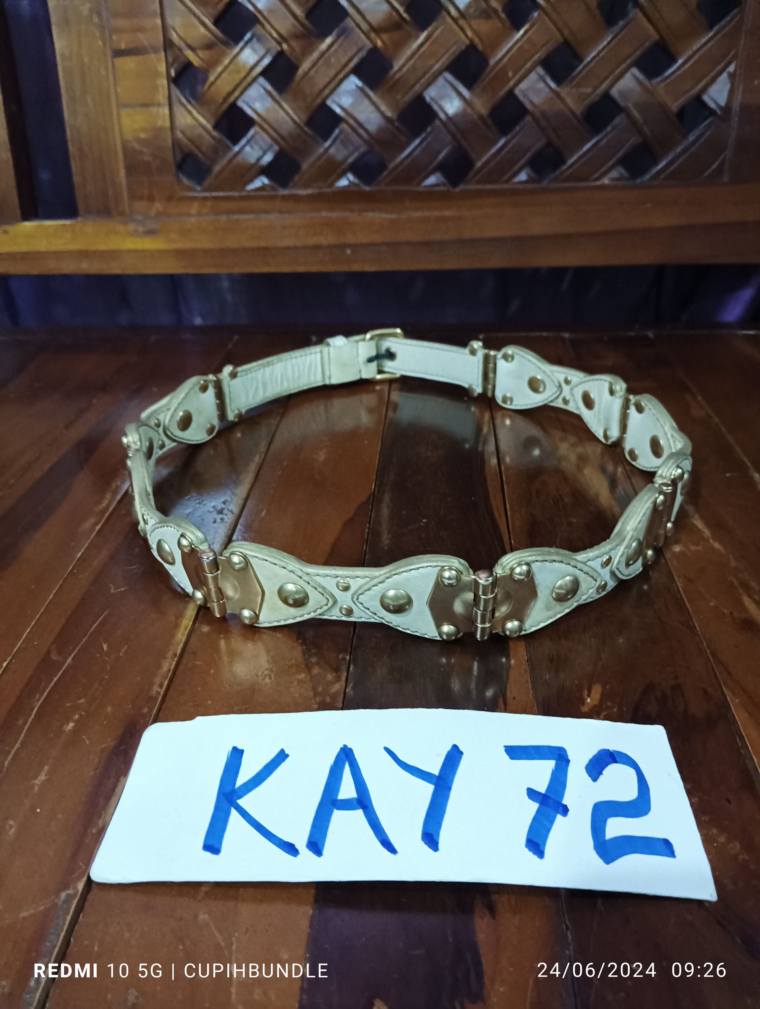 Miu Miu MIU MIU LEATHER BUCKLE BELT Size ONE SIZE - 2 Thumbnail