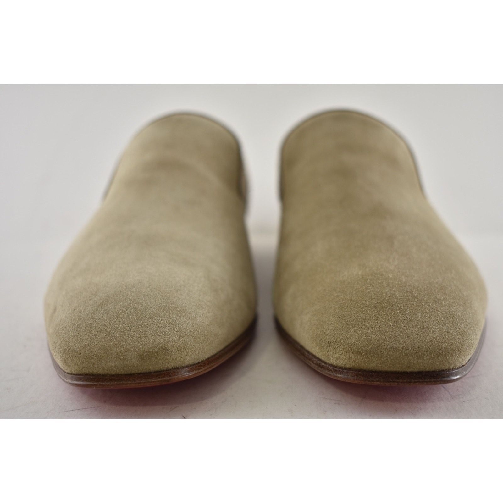 Christian Louboutin Mens Dandelion Flat Champignon Beige Dress Loafer 43.5 10.5 Size US 10.5 / EU 43-44 - 8 Thumbnail
