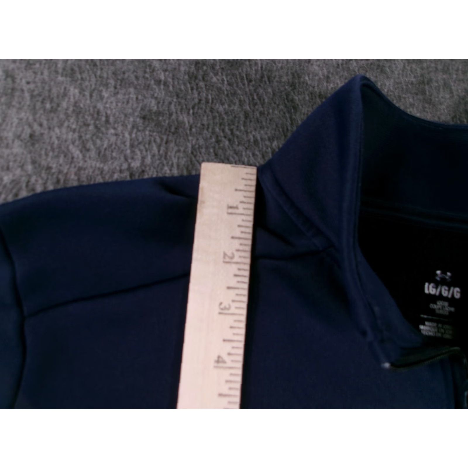 Under Armour VINTAGE Under Armour Pullover Mens L Navy Loose Quarter Zip Fleece Top Performance Size US L / EU 52-54 / 3 - 5 Thumbnail