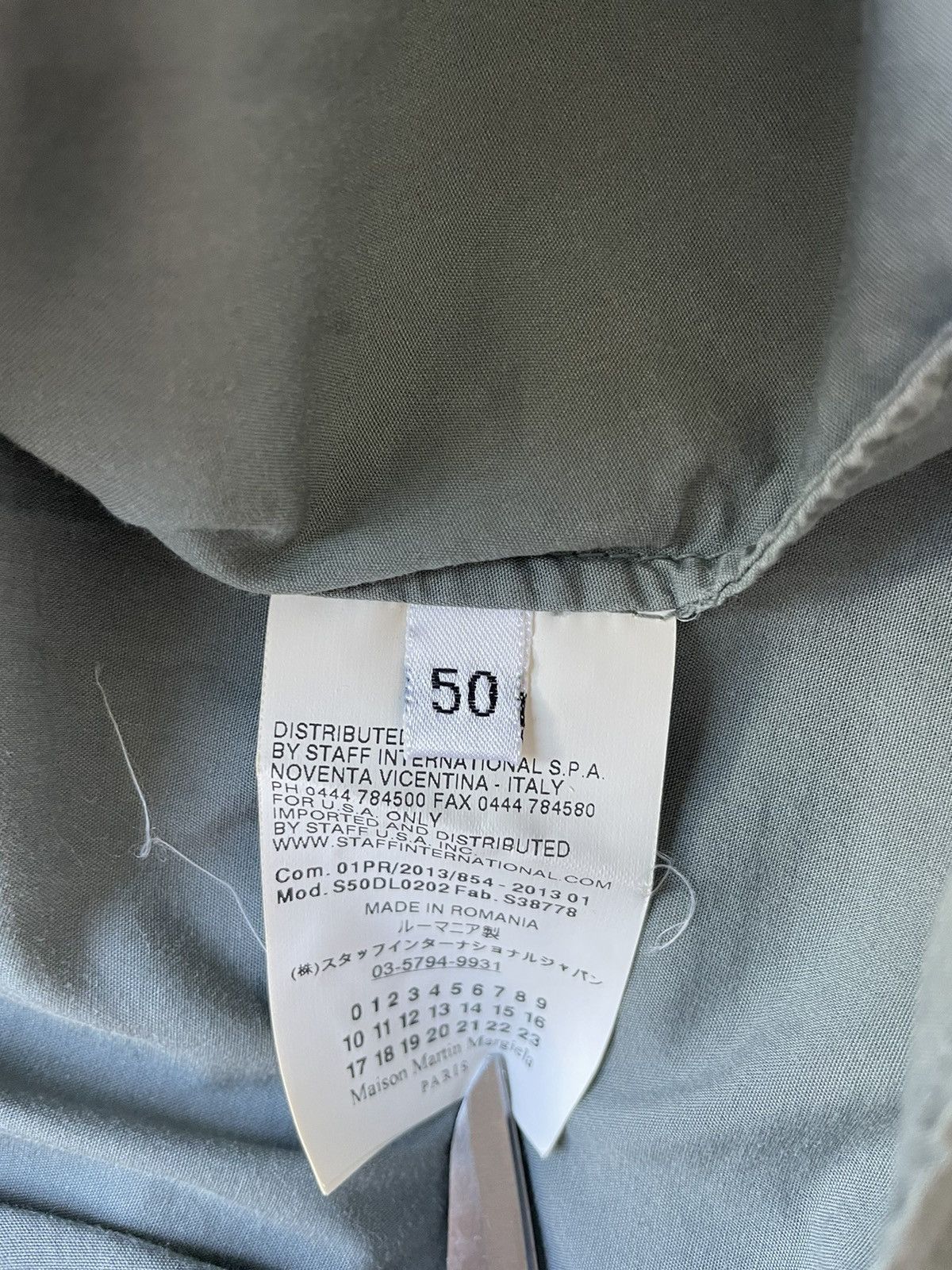 Maison Margiela Martin Margiela Vintage Bottle Green Cotton Shirt 50 size Size US M / EU 48-50 / 2 - 6 Thumbnail