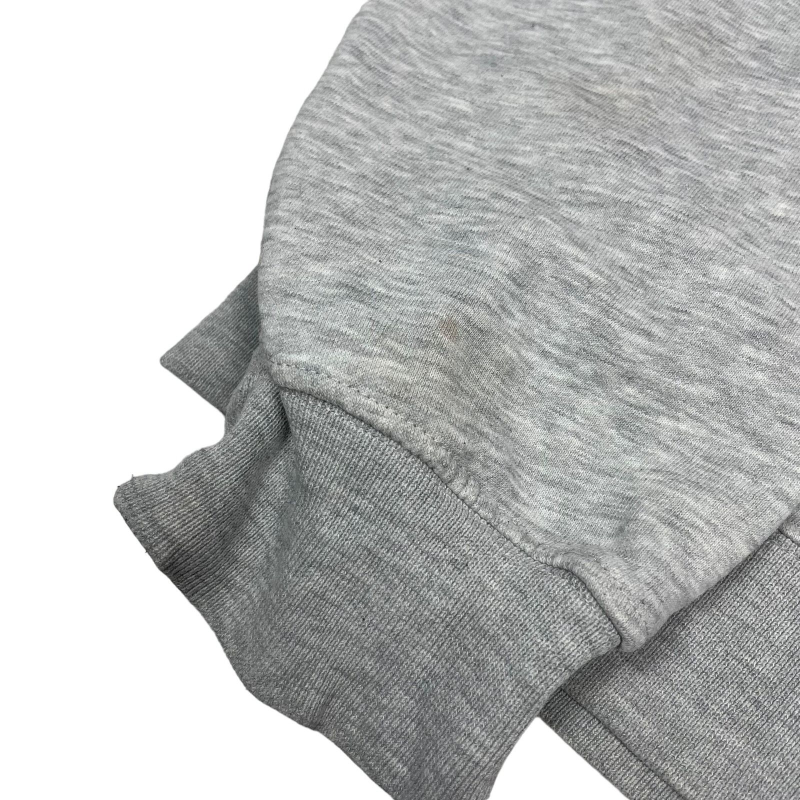 Nike × Vintage Nike Men's Heather Gray Cotton Spellout Fleece Hoodie Medium Size US M / EU 48-50 / 2 - 5 Thumbnail