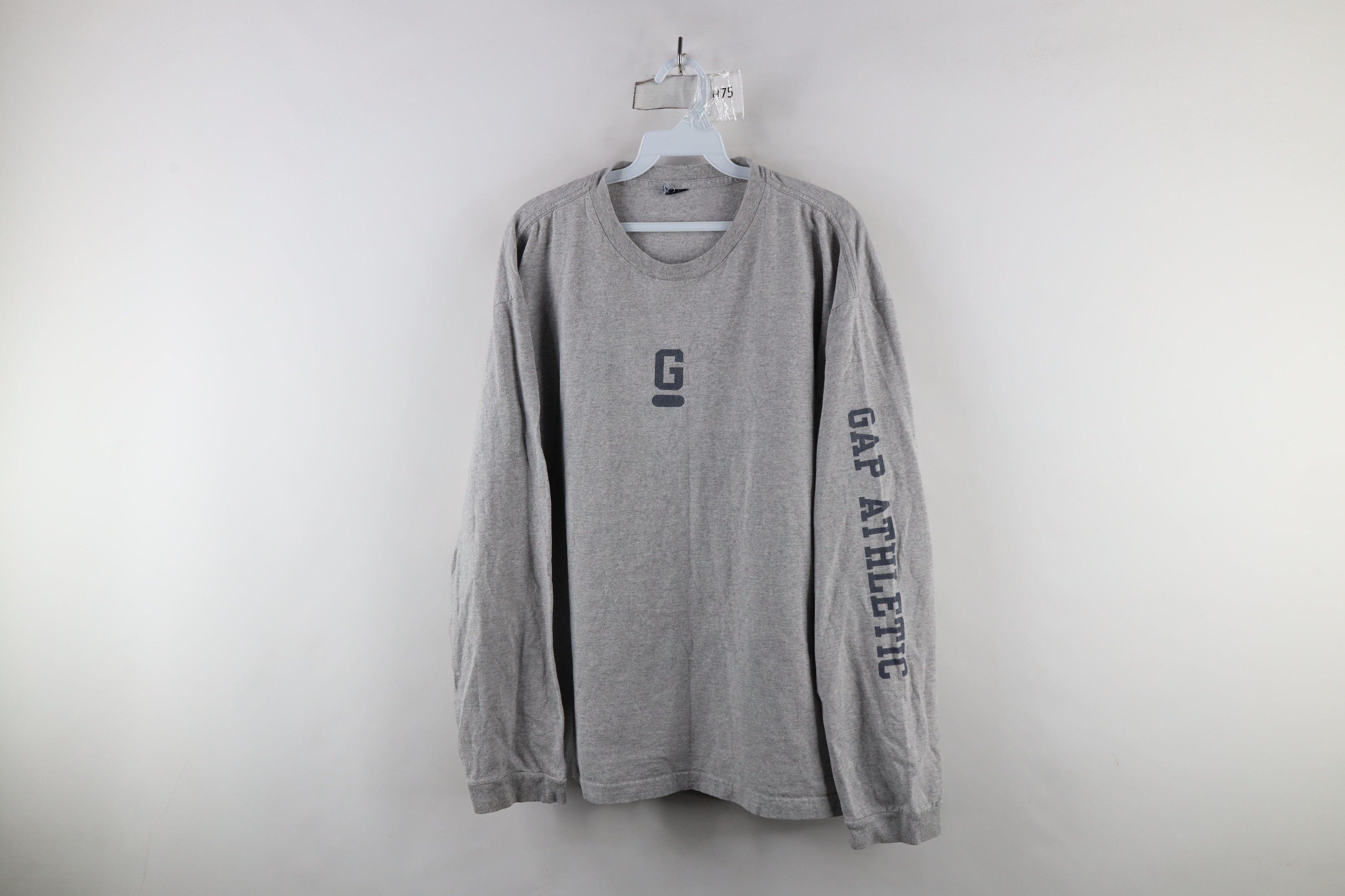 Gap × Vintage Vintage 90s Gap Athletic Out Center Logo Long Sleeve T-Shirt Size US XXL / EU 58 / 5 - 1 Thumbnail