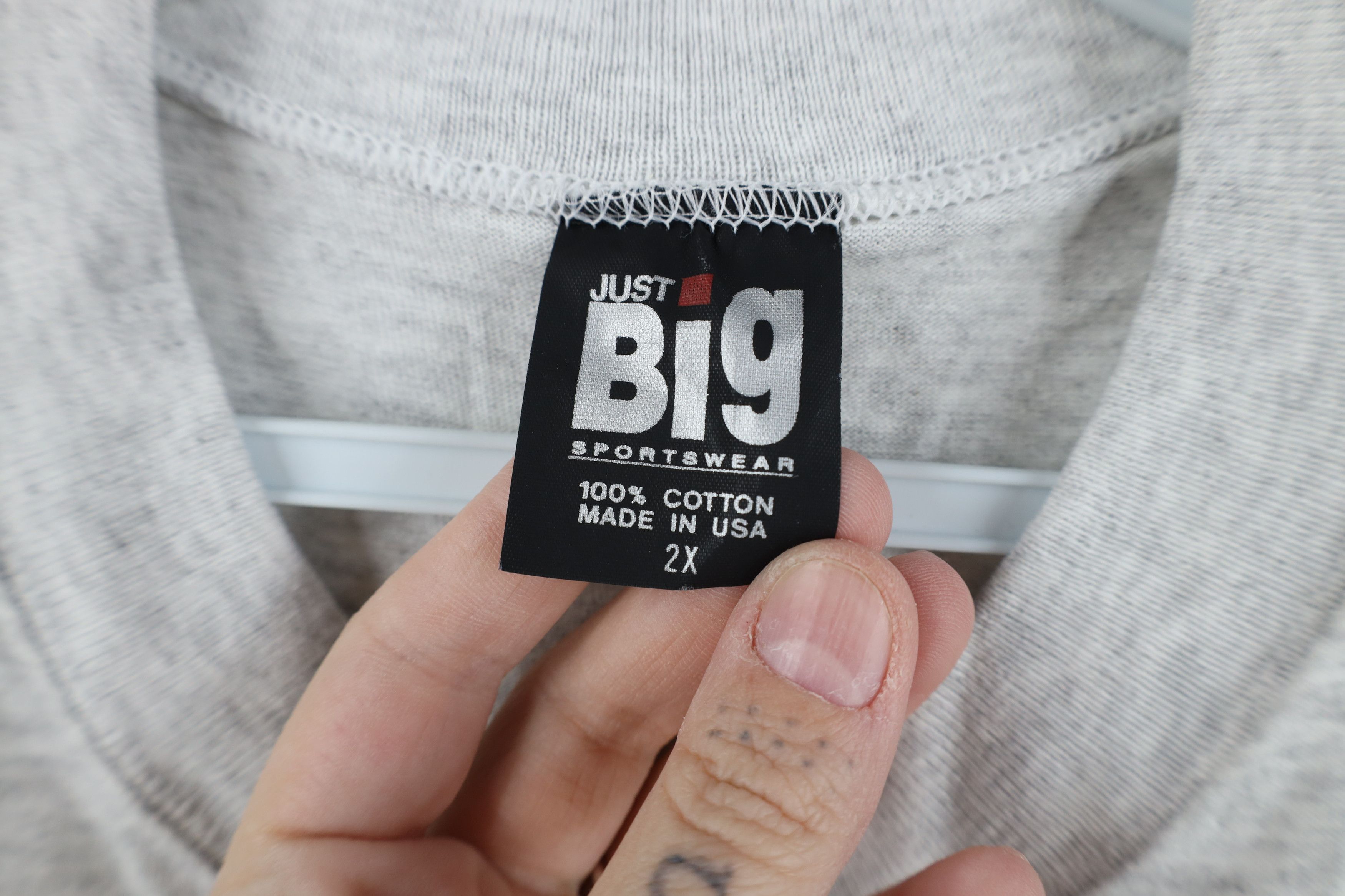 Vintage Vintage 90s Streetwear Fit Short Sleeve T-Shirt Gray USA Size US XXL / EU 58 / 5 - 4 Thumbnail
