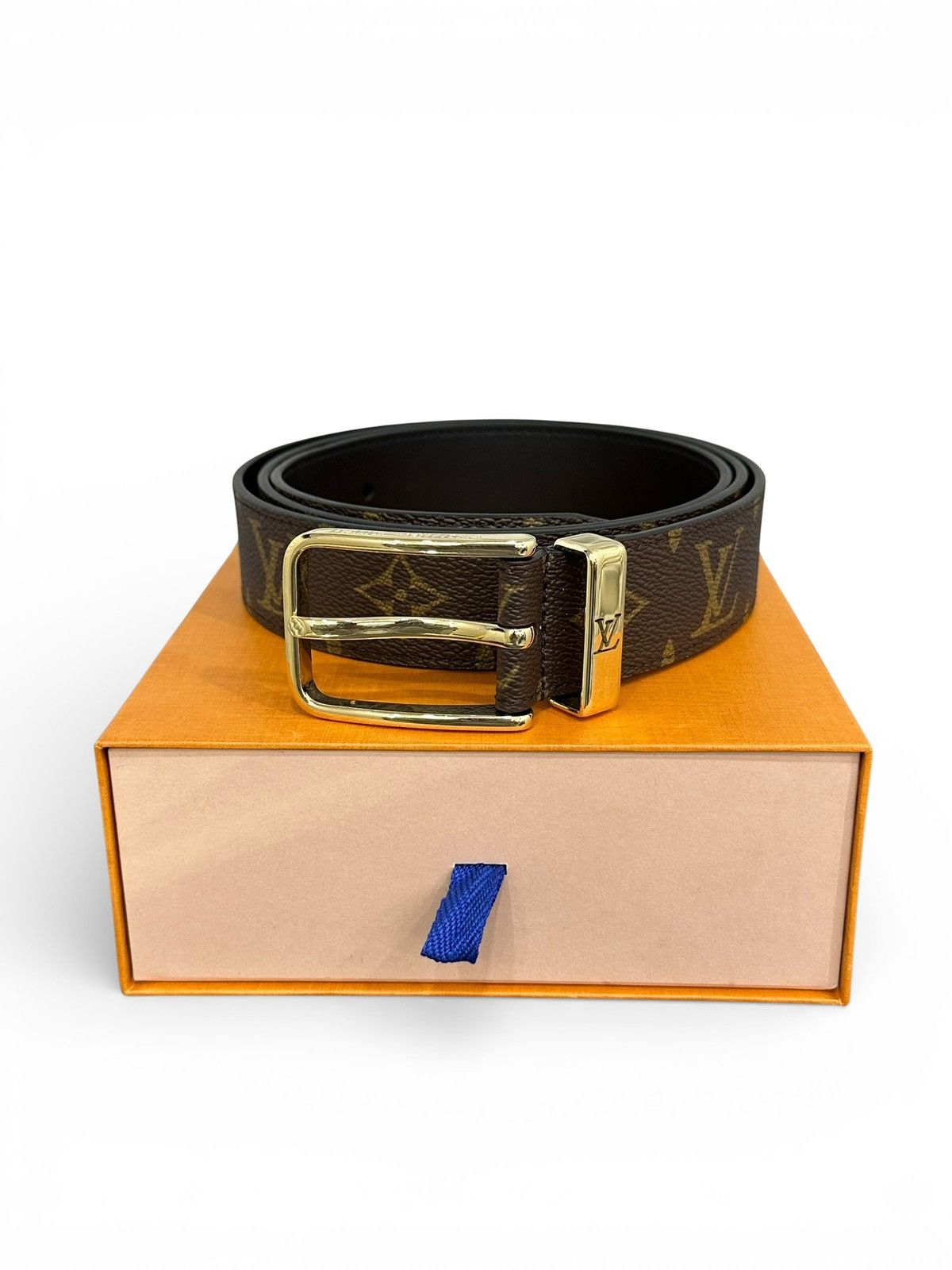 Louis Vuitton Louis Vuitton Pont Neuf Monogram Belt Size 120 (38-42) Size ONE SIZE - 1 Thumbnail