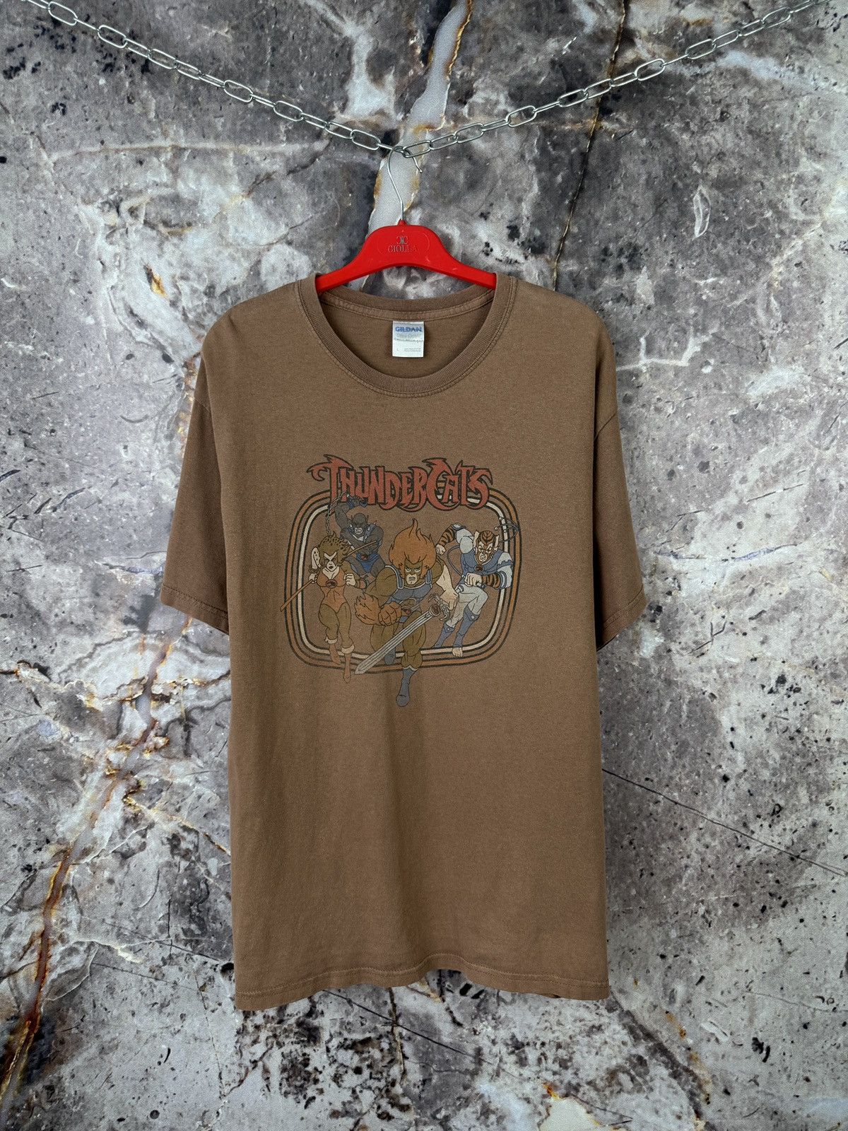 Gildan ThunderCats Vintage Cartoon Graphic T Shirt Mens Retro 80s Size US L / EU 52-54 / 3 - 1 Thumbnail