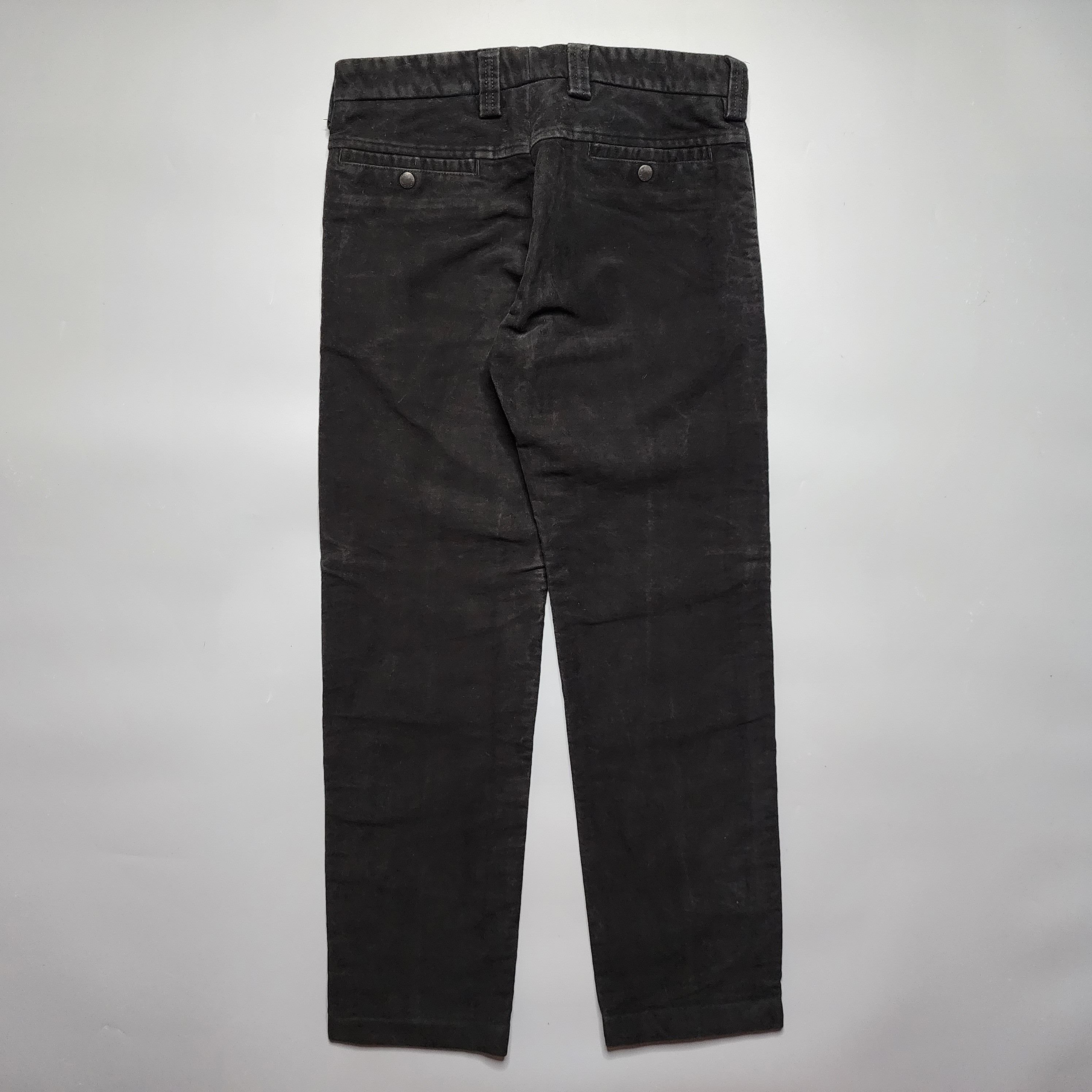 Gucci × Tom Ford Gucci x Tom Ford - Black Moleskin Pants Size US 28 / EU 44 - 2 Thumbnail
