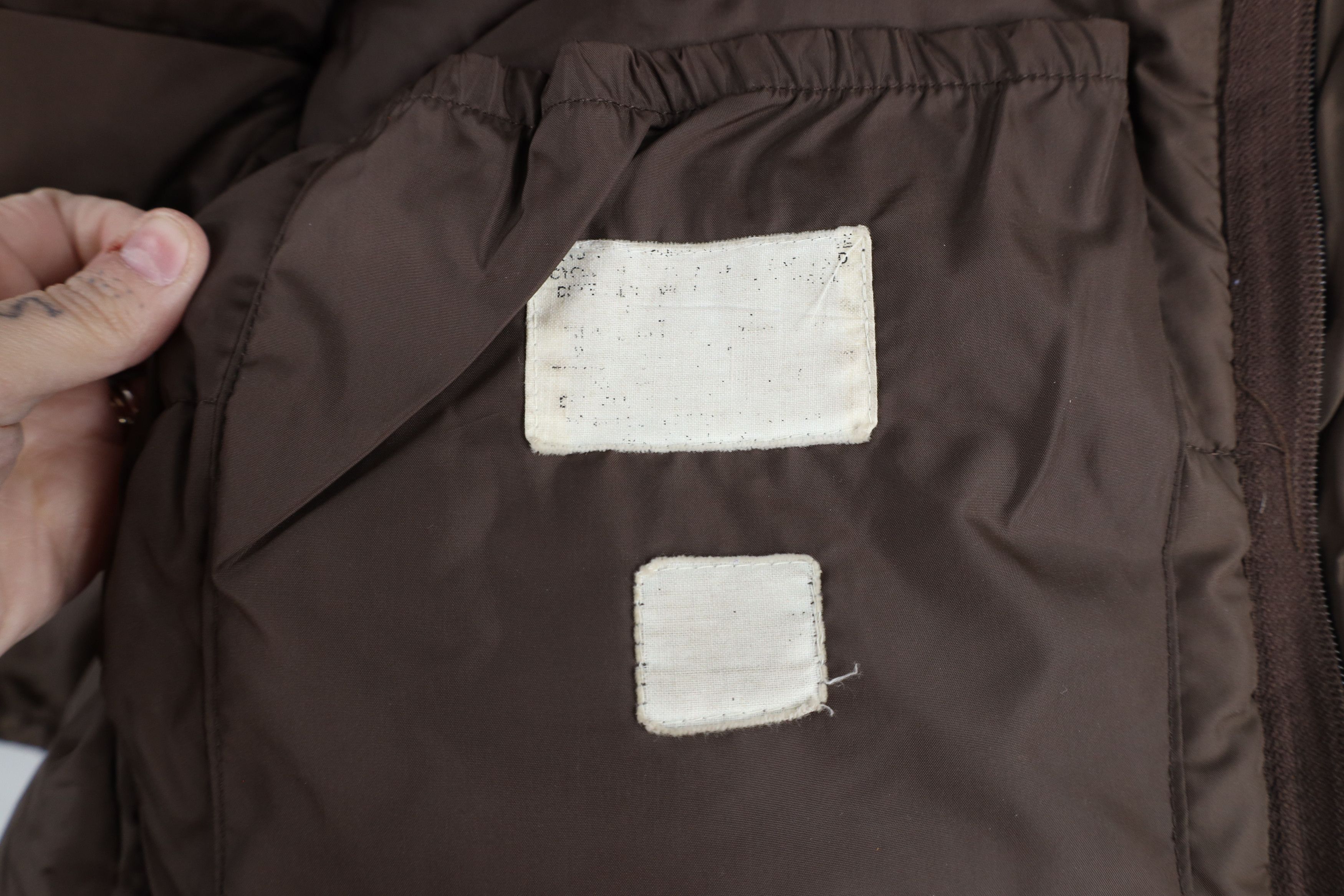 Vintage Vintage 70s Streetwear Duck Down Puffer Jacket Brown Size US S / EU 44-46 / 1 - 11 Thumbnail
