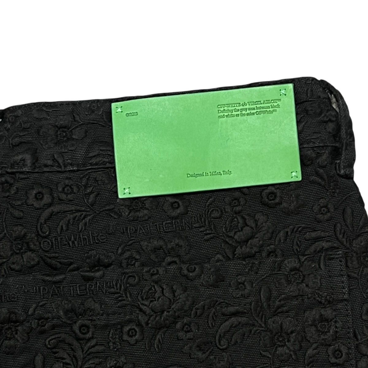 Off-White Off White 23SS Flower Embroidery Carpenter Flare Denim Black Size US 44 / EU 60 - 14 Thumbnail