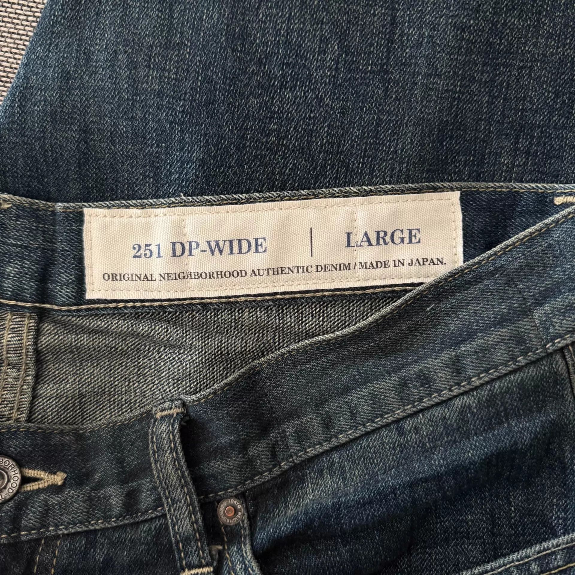 Neighborhood Neighborhood 25ss Dp-Wide Washed Distressed Jeans Size L Size US 34 / EU 50 - 8 Thumbnail