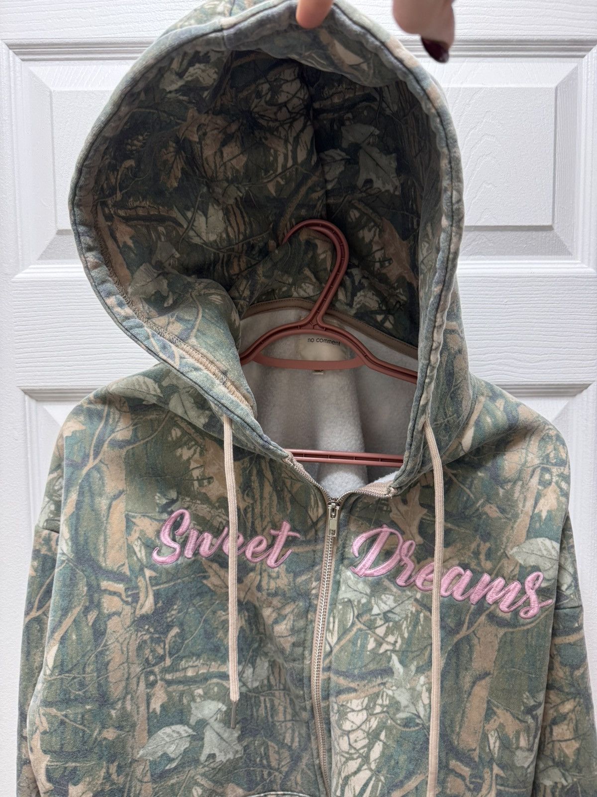 Realtree No Comment Sweet Dreams RealTree Camo Hoodie Pink Bow Cute Size US L / EU 52-54 / 3 - 2 Thumbnail