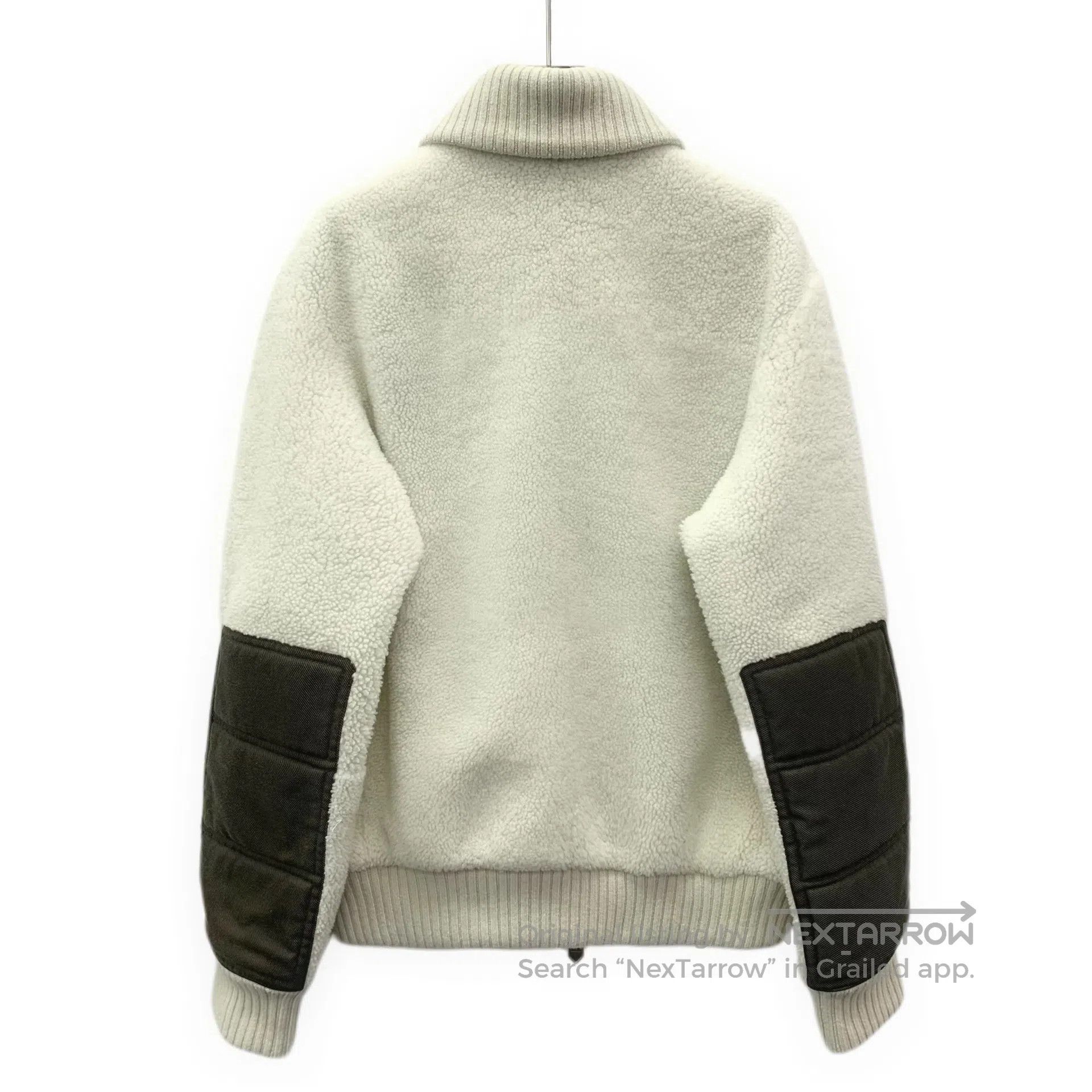 Hermes Hermes White collar zip-up wool fur baseball jacket| Size US S / EU 44-46 / 1 - 2 Thumbnail