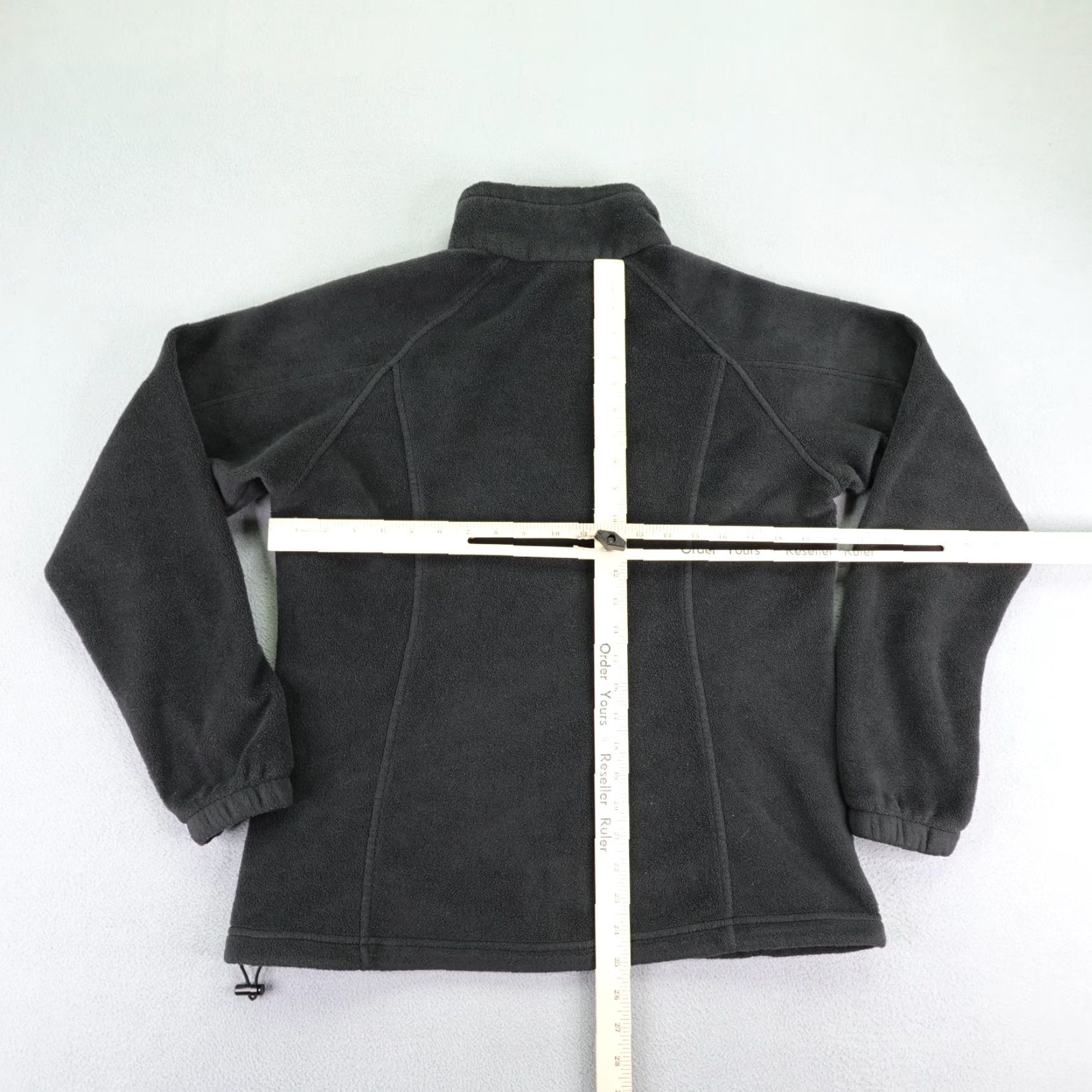 Vintage Columbia Jacket Women's Large Black Fleece Full Zip Up Sweater Coat Outdoor Size L / US 10 / IT 46 - 7 Thumbnail