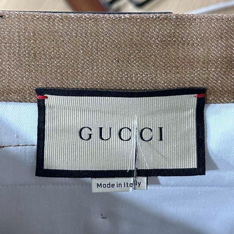 Gucci Gucci Horse buckle brown linen long Size US 38 / EU 54 - 6 Thumbnail