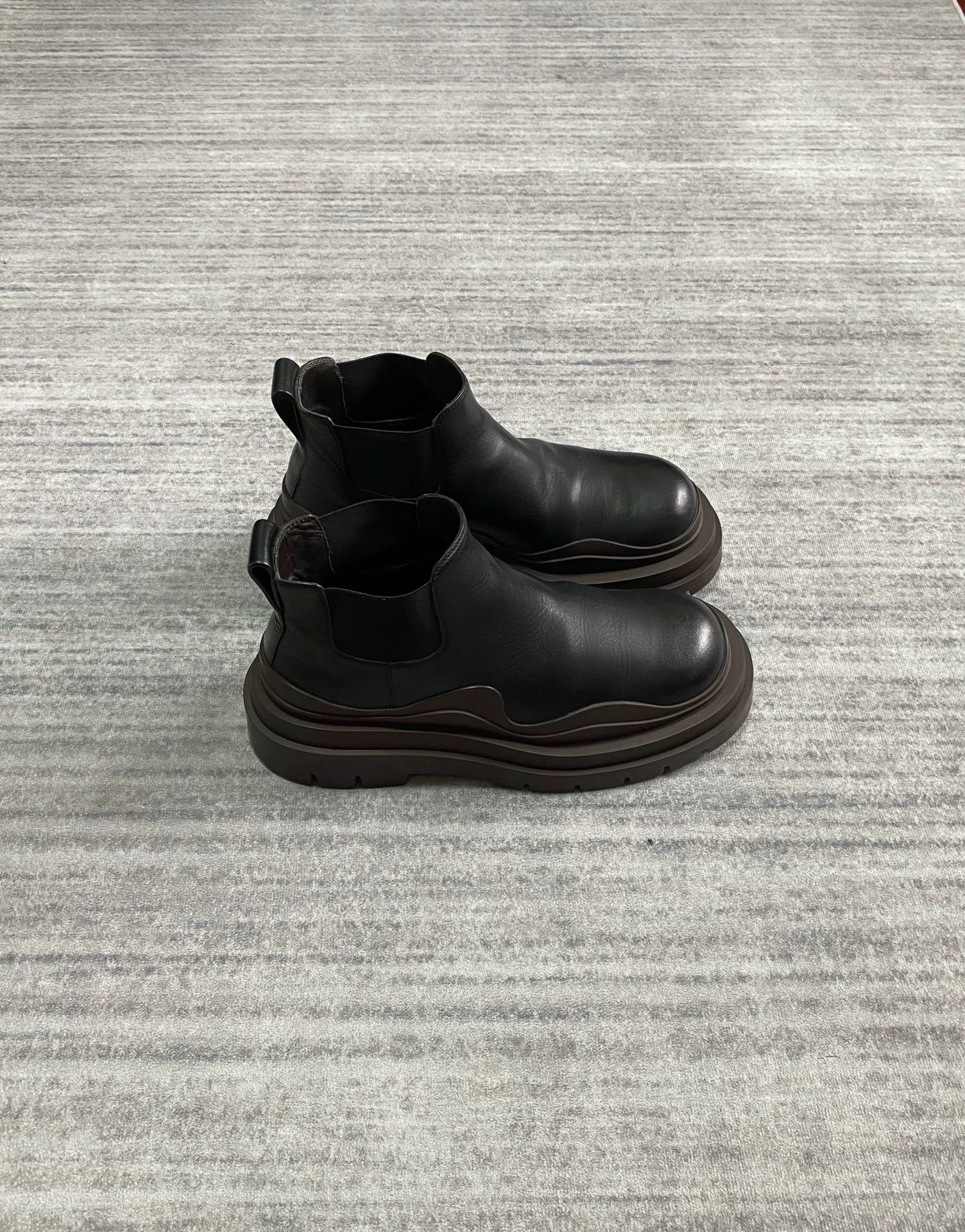Bottega Veneta BV Tire Brown Boot 39 Size US 8.5 / IT 38.5 - 2 Thumbnail