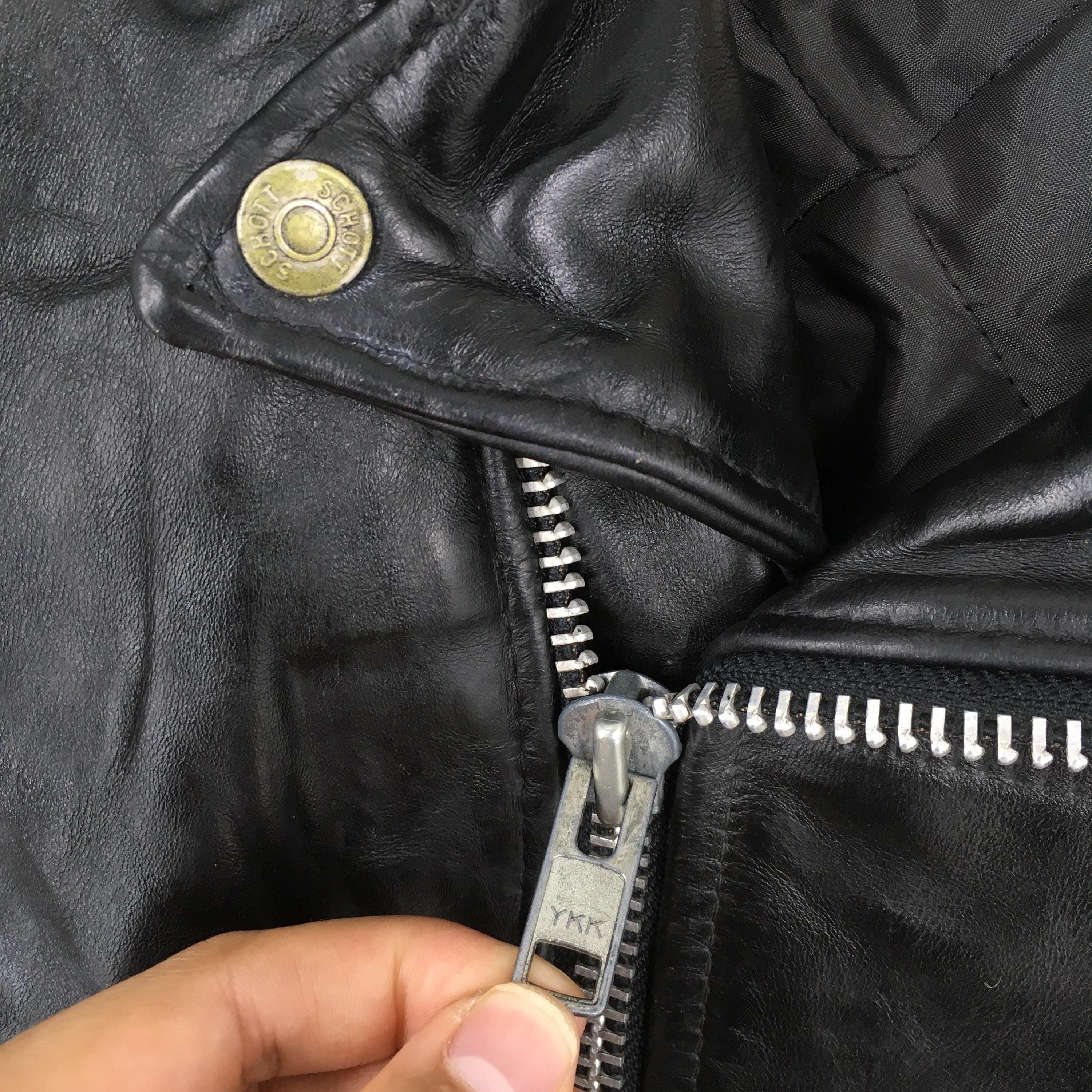 Schott Vintage 1970's Schott Perfecto NYC 618 Jacket Small Size US S / EU 44-46 / 1 - 3 Thumbnail