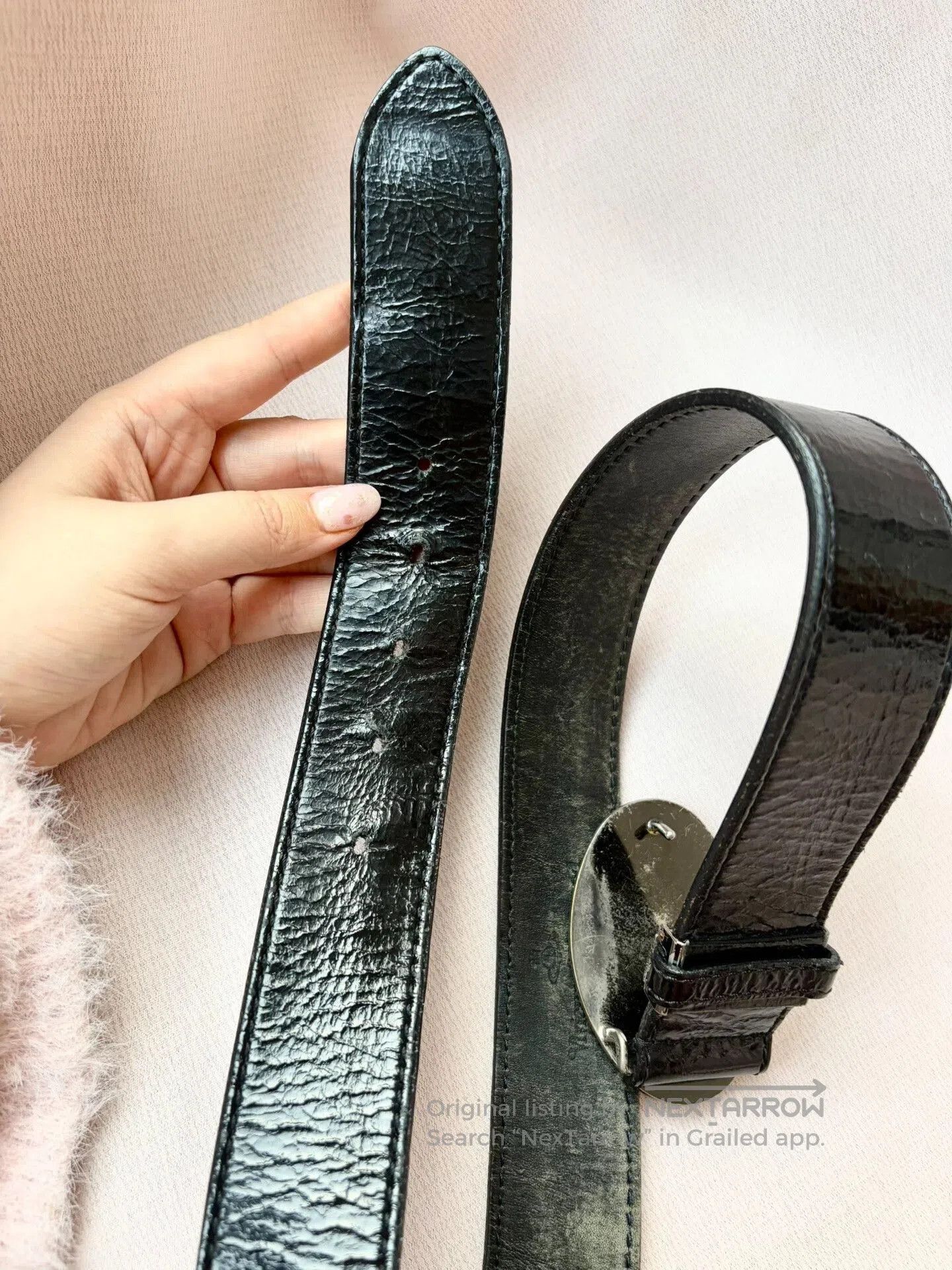 Vivienne Westwood Vivienne Westwood Saturn Black Patent Belt. Size ONE SIZE - 5 Thumbnail