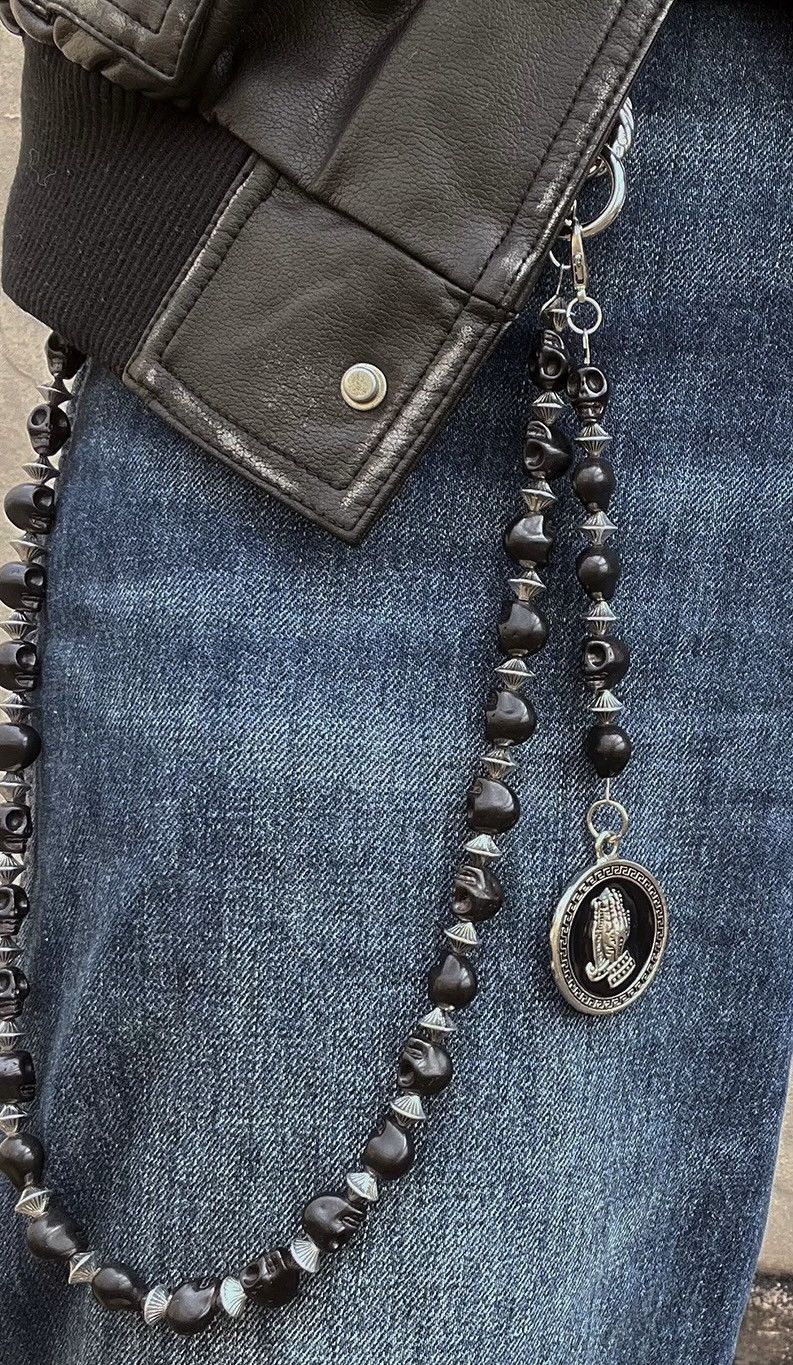 Japanese Brand × Jewelry Retro streetwear punk rock skull pocket wallet chain Size ONE SIZE - 3 Thumbnail