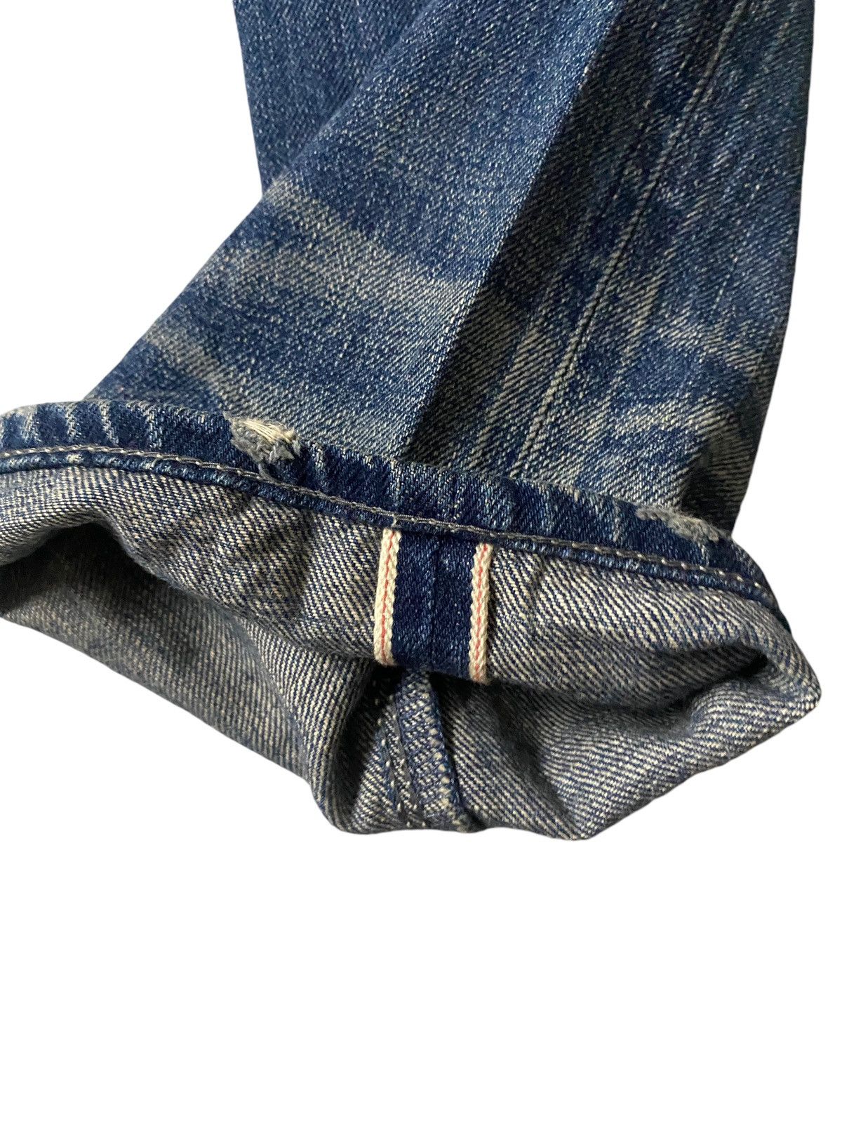If Six Was Nine 2000's Gostar De Fuga Clawmark Seawash Selvedge Jeans Size US 29 - 11 Thumbnail