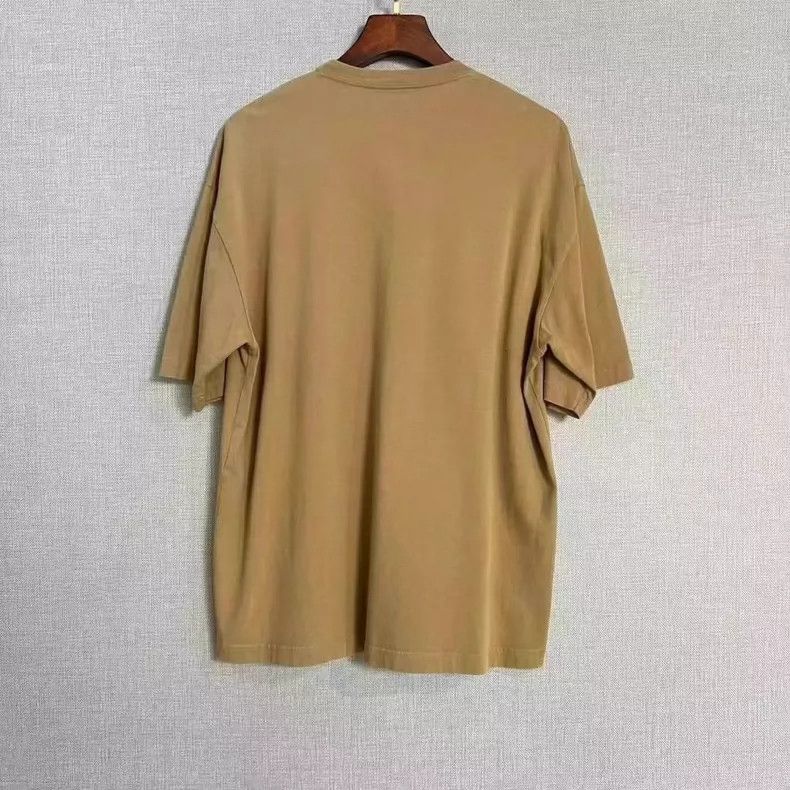 Balenciaga Balenciaga Khaki double B wheat pattern logo short sleeve Size US XS / EU 42 / 0 - 2 Thumbnail