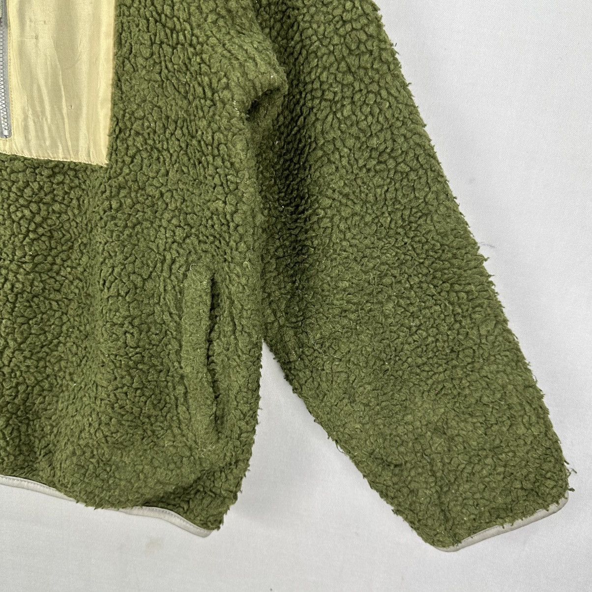 Vintage Vintage Green Sherpa Zipper Cardigan Jacket Size US S / EU 44-46 / 1 - 3 Thumbnail