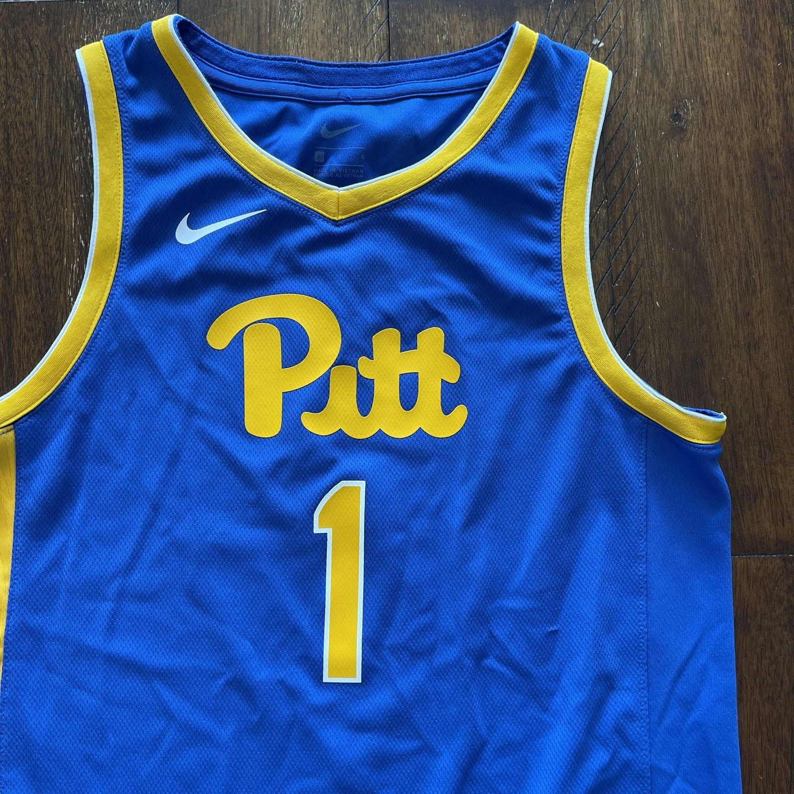 Nike Pittsburgh Panthers Jersey Kids L NCAA Basketball 1 Nike Size US L / EU 52-54 / 3 - 4 Thumbnail