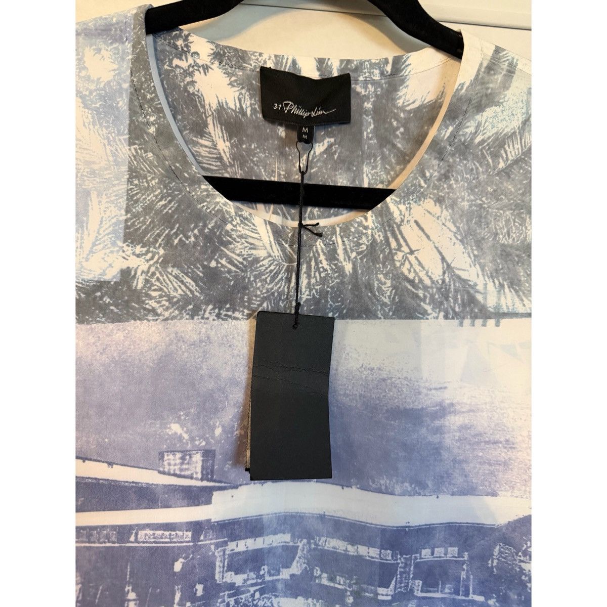3.1 Phillip Lim 3.1 PHILLIP LIM BOXY POSTCARD PRINT WOVEN TOP Size US M / EU 48-50 / 2 - 2 Thumbnail
