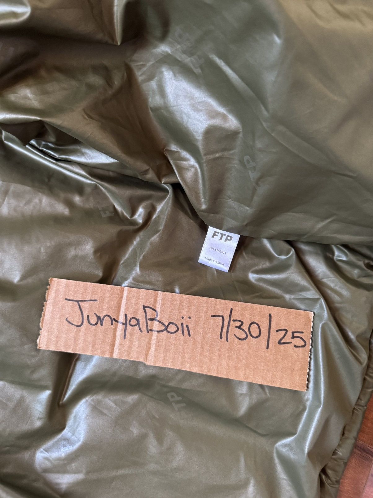 Fuck The Population FTP SS23 Olive World Domination Puffer Jacket Medium Size US M / EU 48-50 / 2 - 10 Thumbnail