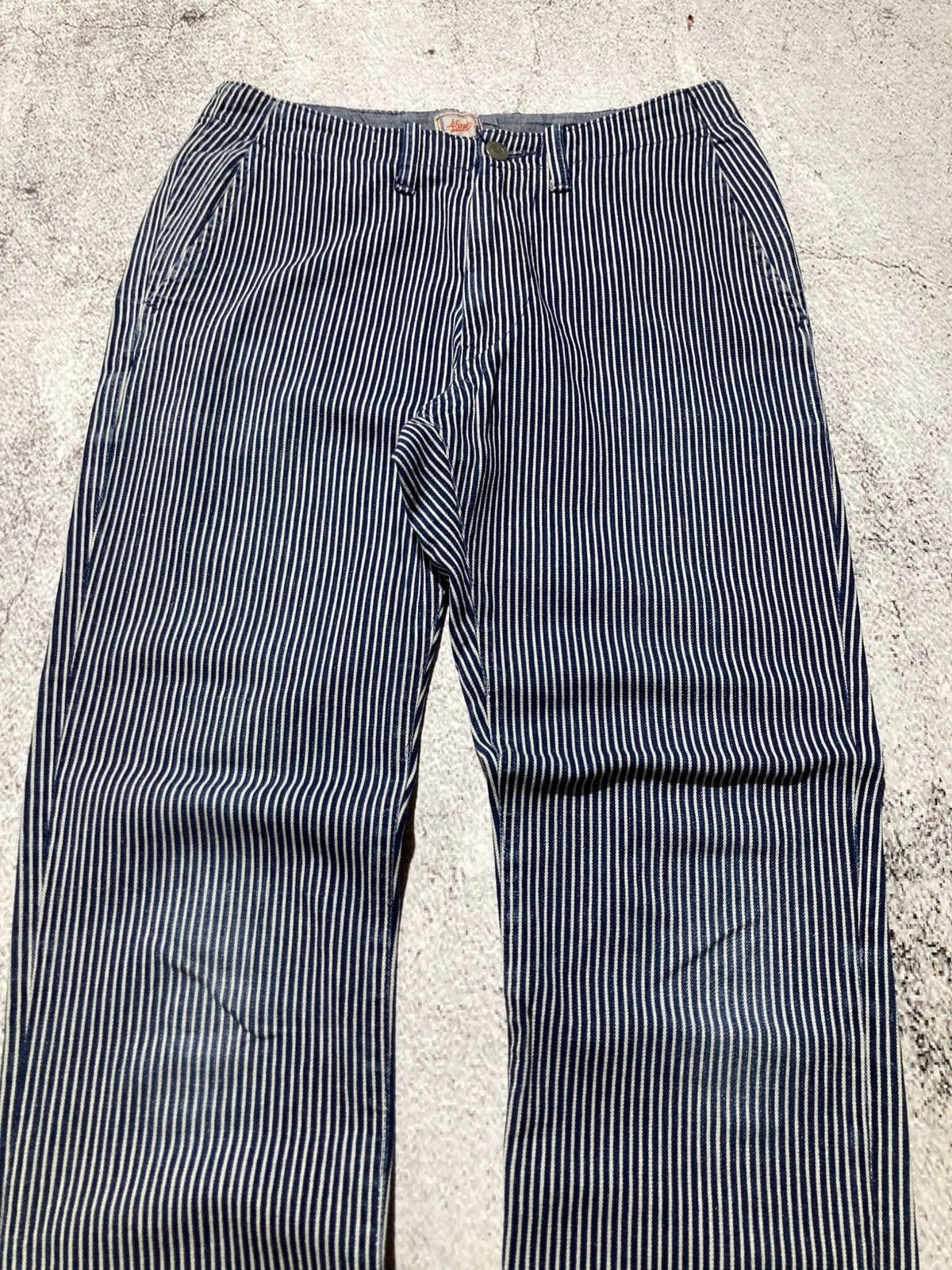 45rpm 🇯🇵 Vintage 45rpm Japan Hickory Stripe Pants Made In Japan Size US 27 - 3 Thumbnail