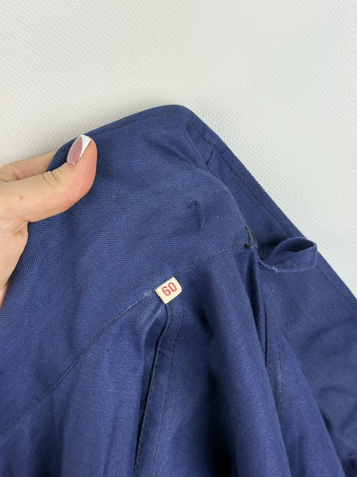 Le Laboureur Rewe Richard Weber VTG French Work Sanforize Twill Jacket Size US XXL / EU 58 / 5 - 23 Thumbnail