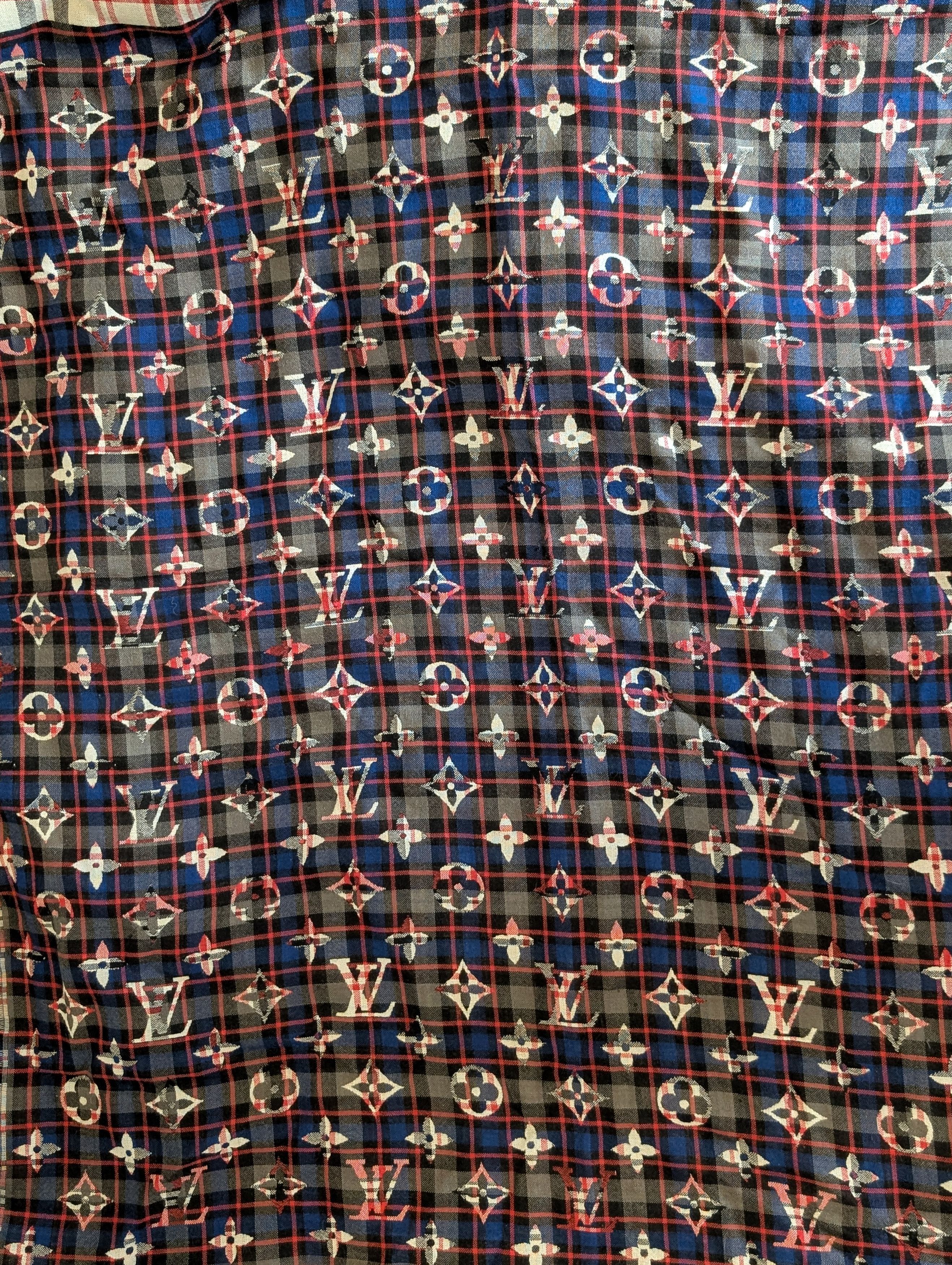 Louis Vuitton LOUIS VUITTON LV MONOGRAM BLUE/RED/WHITE - Size ONE SIZE - 10 Thumbnail