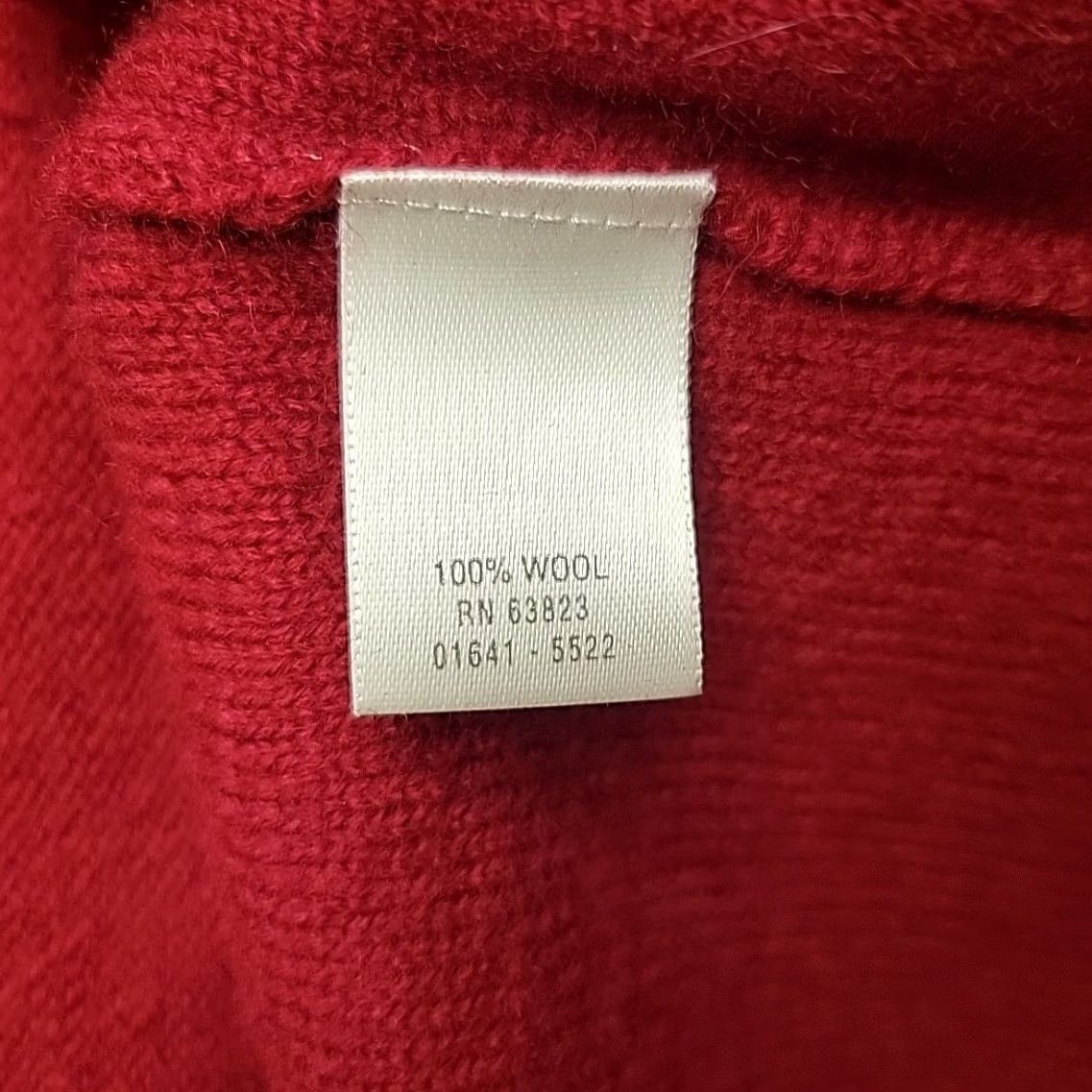 Vintage VINTAGE CJ Banks Sweater Vest Womens 1X Red Wool Knit Full Zip Sleeveless Cardigan Vest Size XL / US 12-14 / IT 48-50 - 6 Thumbnail