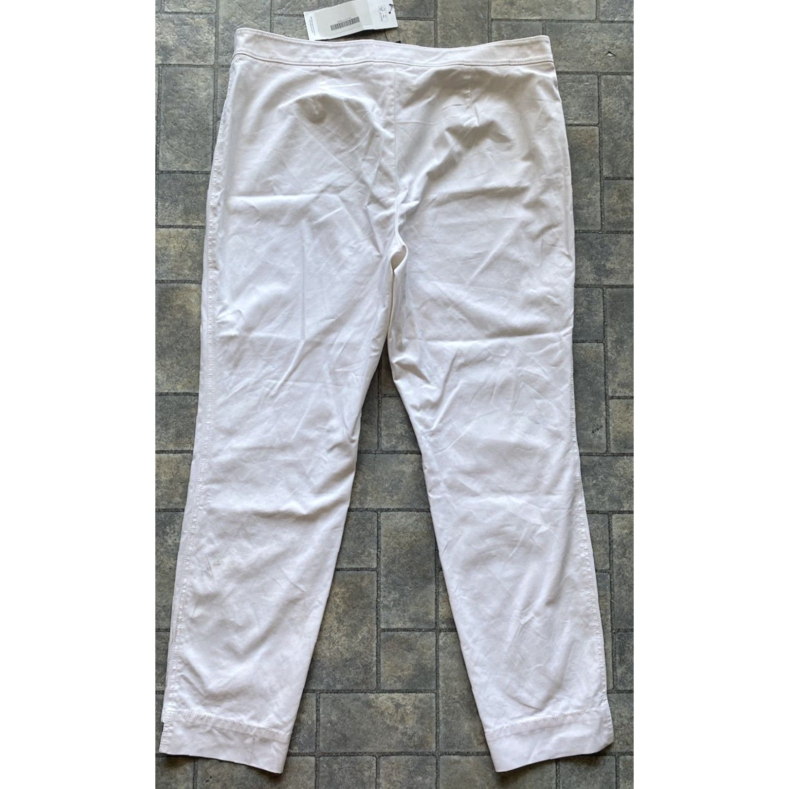Vintage Lafayette 148 New York Pants Women’s White Size 12 Manhattan Size 34" / US 12 / IT 48 - 2 Thumbnail