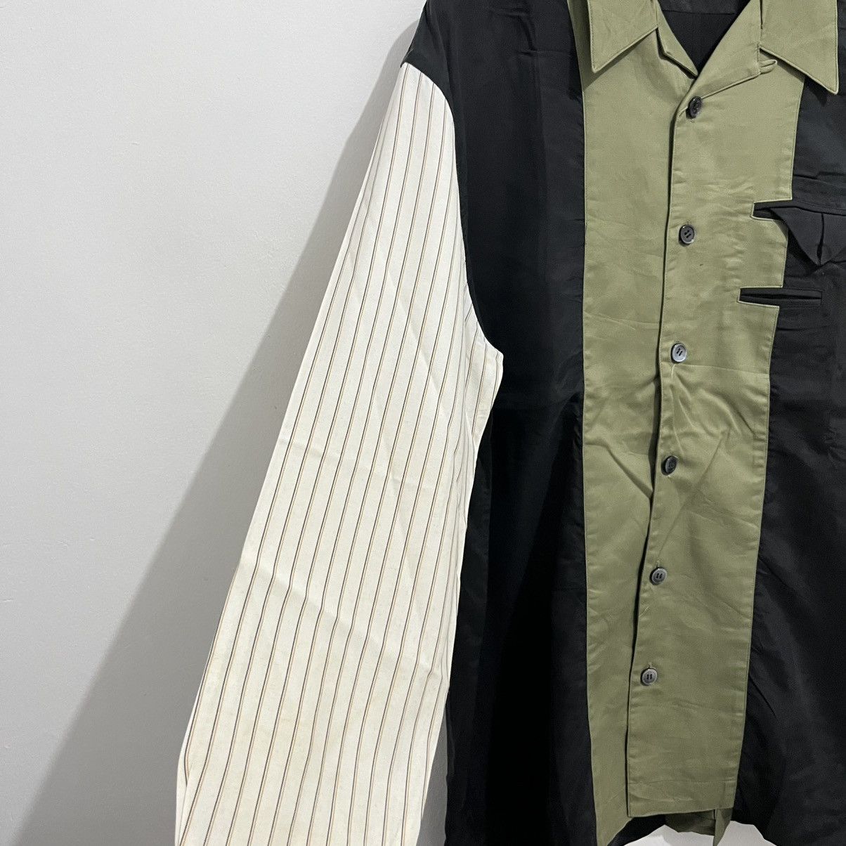 Japanese Brand Yuki Hashimoto Multi Panel Deconstructed Button-Up Shirt Size US L / EU 52-54 / 3 - 4 Thumbnail
