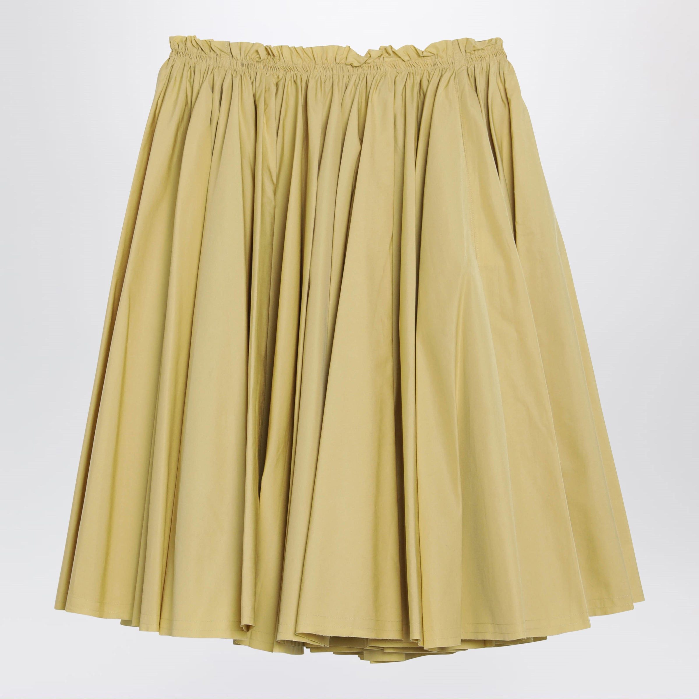 AMI Ami Paris Pastel Yellow Cotton Skirt Size 30" / US 8 / IT 44 - 1 Thumbnail