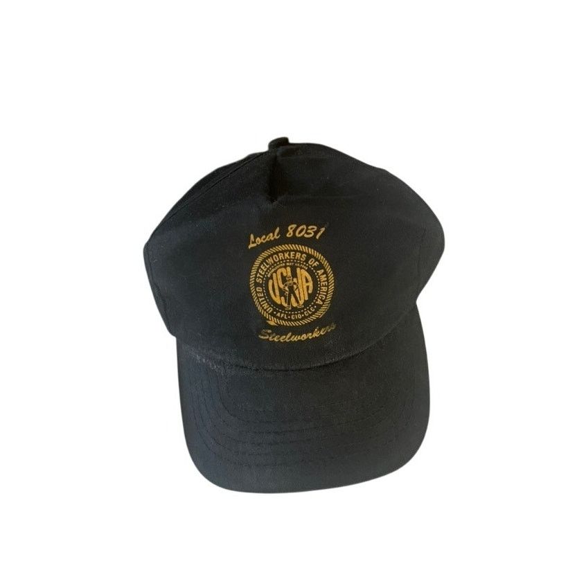 Vintage Vintage USW Local 8031 Steelworkers Union Hat Snapback USA Size ONE SIZE - 1 Thumbnail