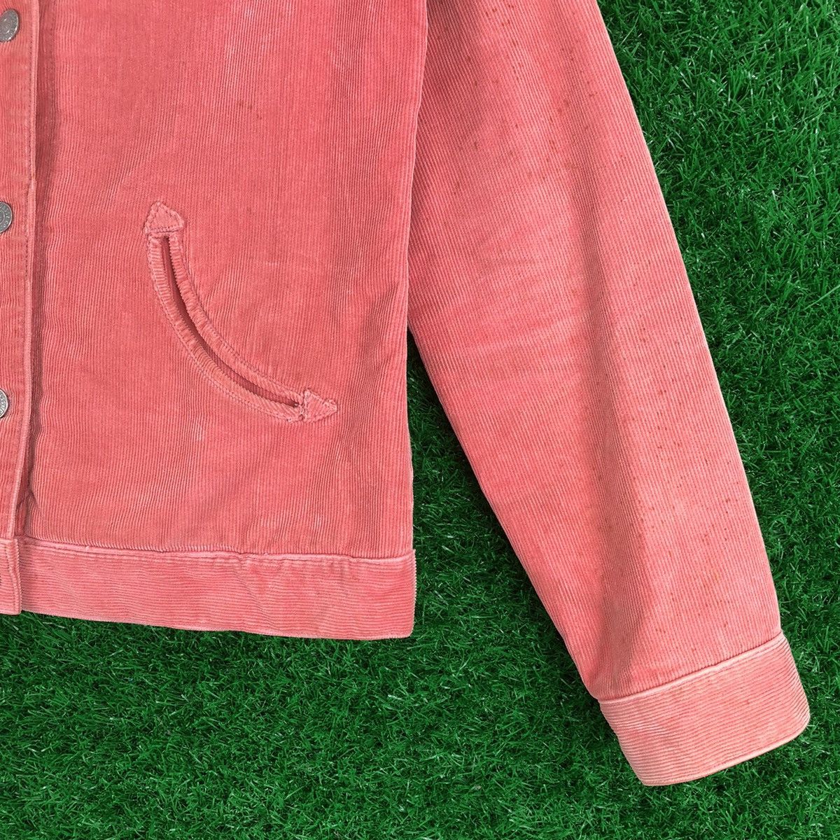 Cowboy Equipment Vintage 90's Corduroy Western Cowboy Jacket Smile Pocket Size US XS / EU 42 / 0 - 3 Thumbnail