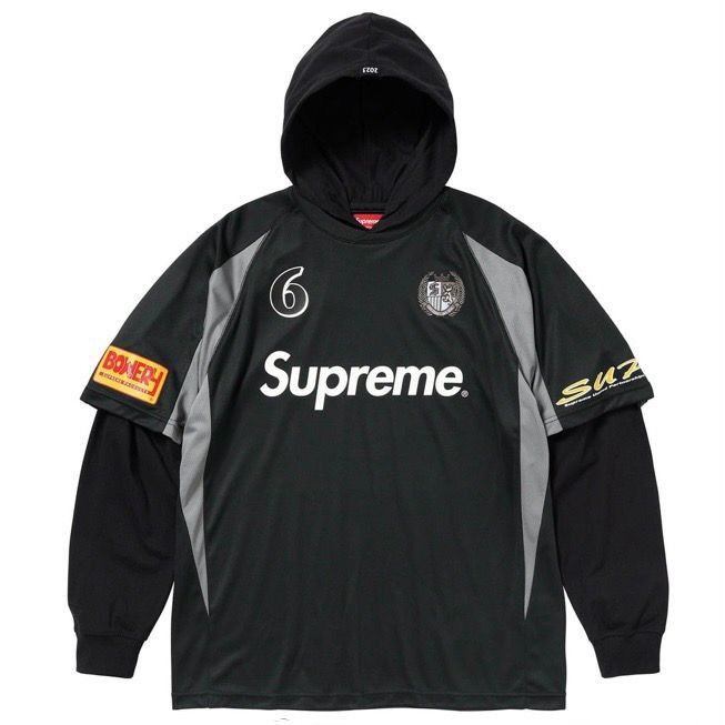 Supreme Supreme Hooded Soccer Jersey Size US M / EU 48-50 / 2 - 1 Thumbnail