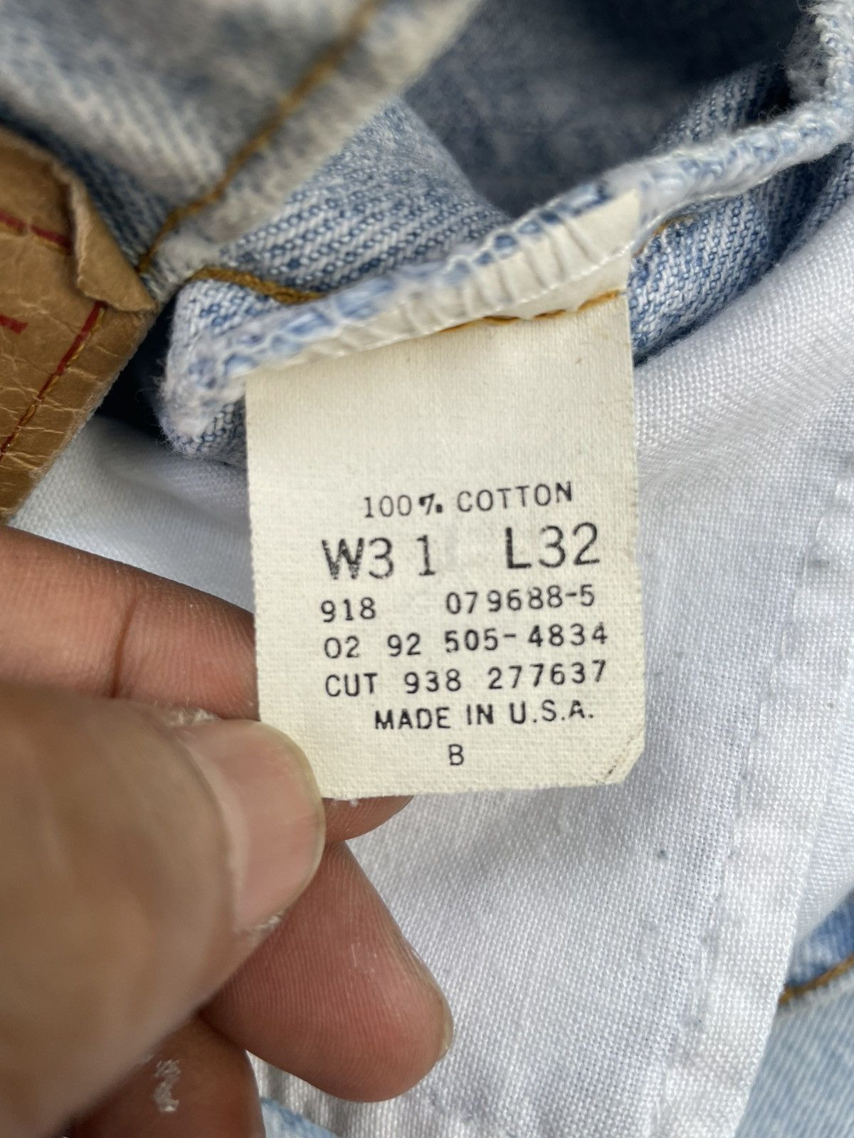Levi's Vintage 1992 Levi’s 505 Stone Wash Size US 30 / EU 46 - 17 Thumbnail