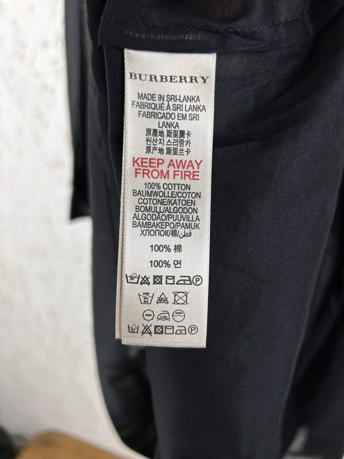 Burberry Burberry Brit Lightweight Dress Blouse Tunic In Black Size L / US 10 / IT 46 - 6 Thumbnail
