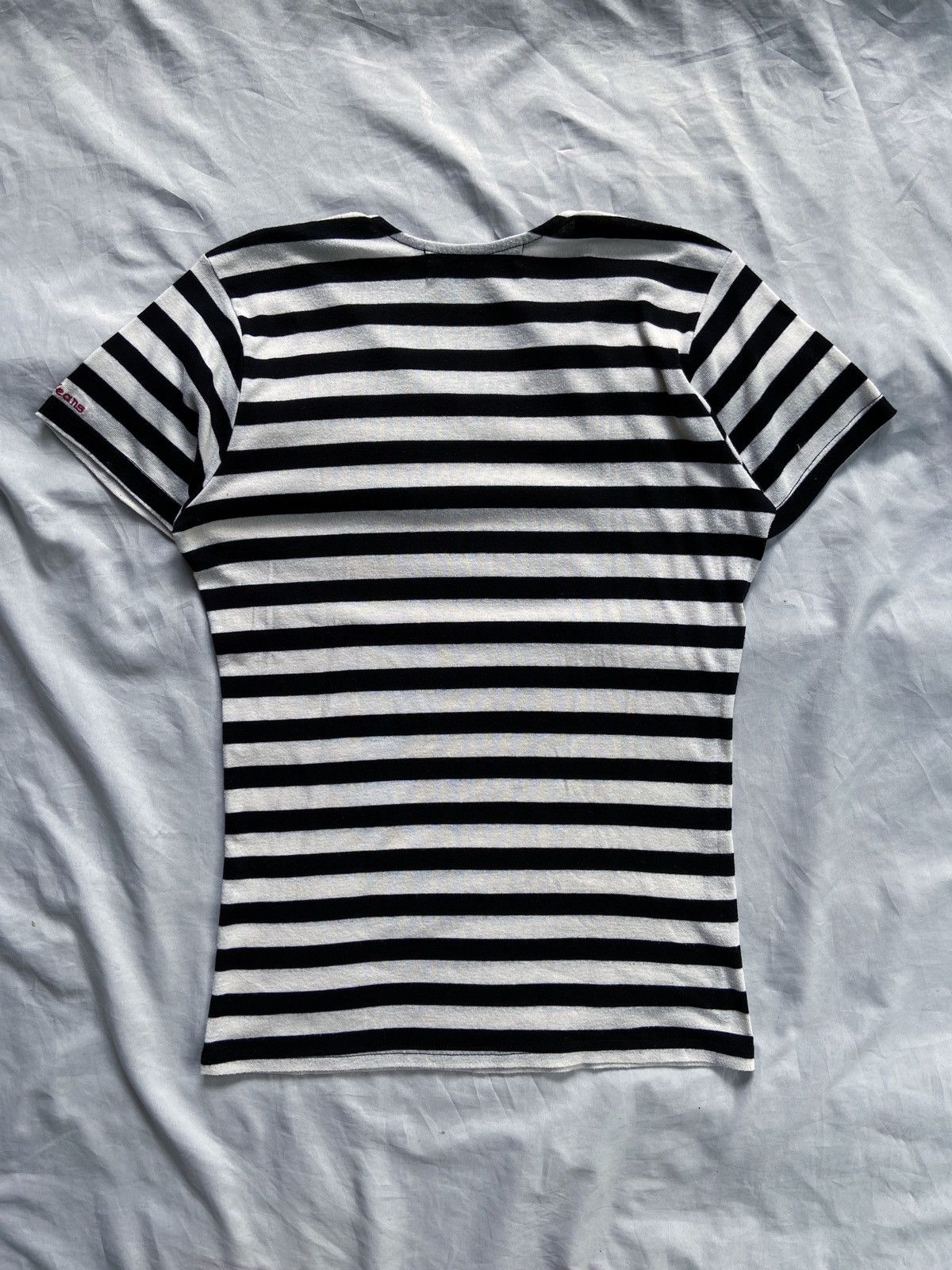 Cook Jeans COOK JEANS STRIPED PUNK STREET STYLE TEE Size US S / EU 44-46 / 1 - 8 Thumbnail