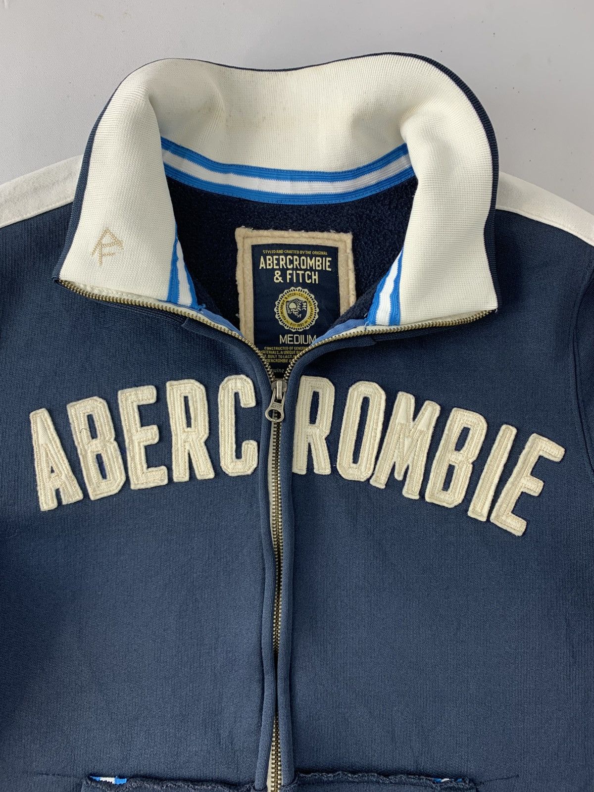 Abercrombie & Fitch y2k Abercrombie & Fitch Spell Out Jacket Double Pocket Size US M / EU 48-50 / 2 - 4 Thumbnail