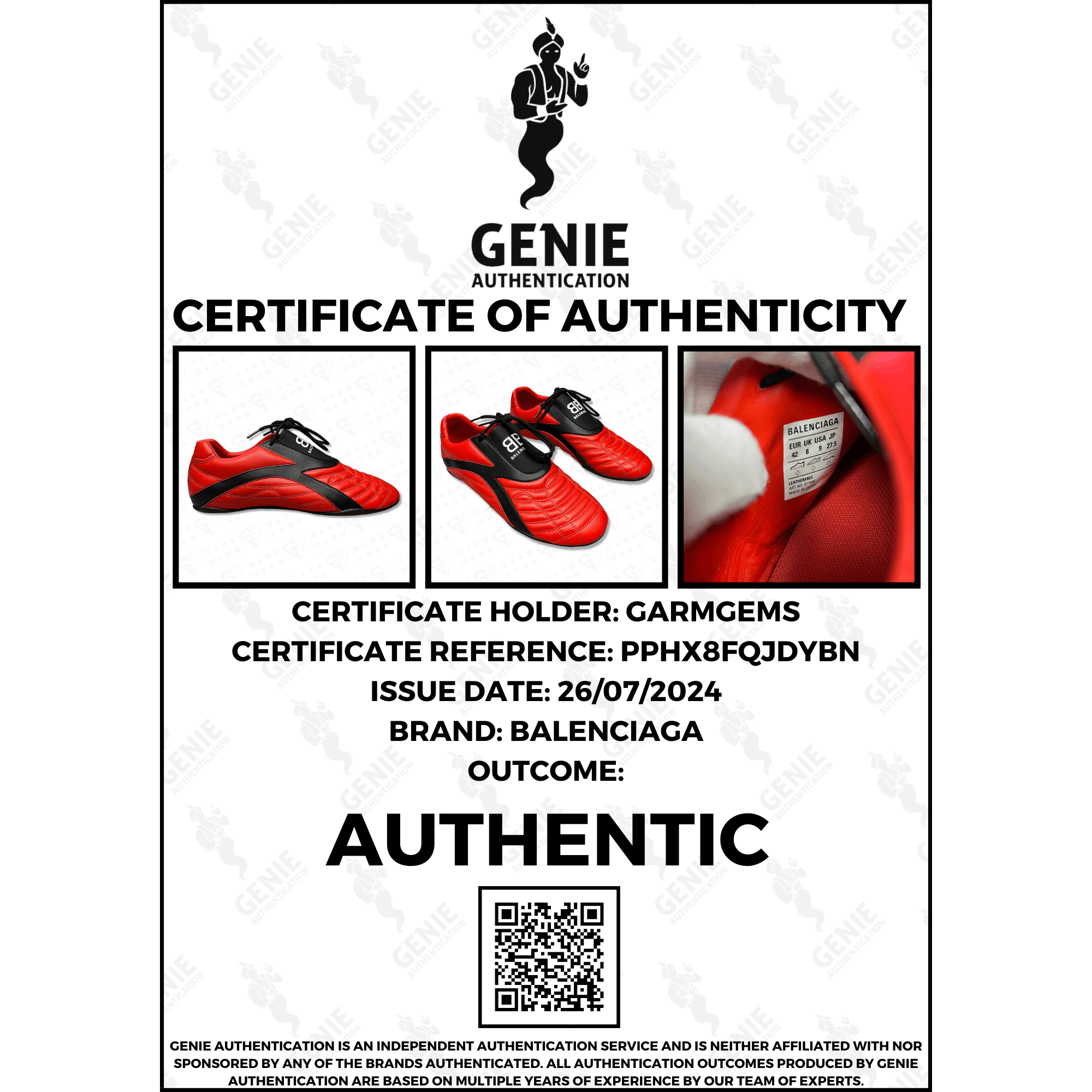 Balenciaga Balenciaga Zen Trainers Size US 9 / EU 42 - 11 Thumbnail
