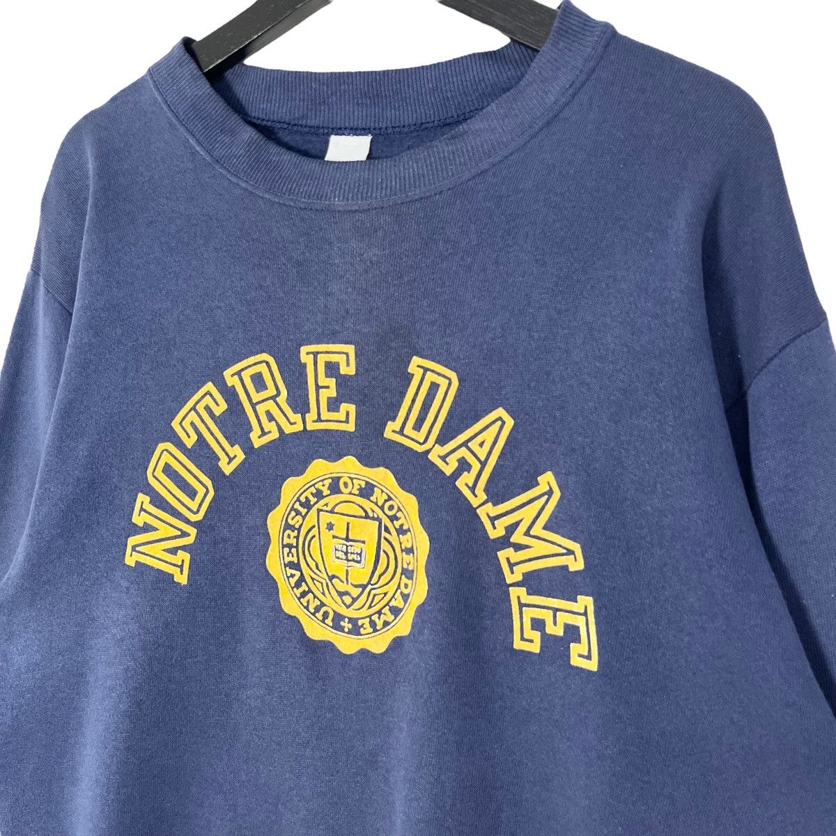 Vintage Vintage 90s University of Notre Dame Indiana Sweatshirt Size US L / EU 52-54 / 3 - 2 Thumbnail