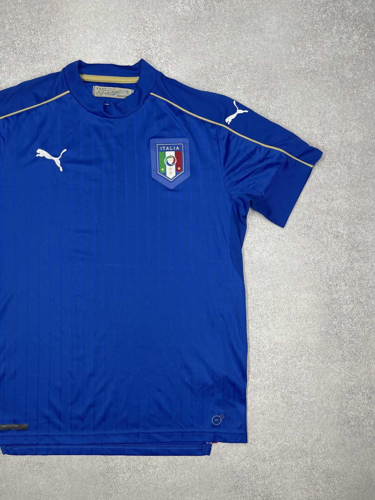 Puma × Vintage Vintage Puma Italy Forza Azzuri Soccer Jersey Football Club Size US M / EU 48-50 / 2 - 3 Thumbnail