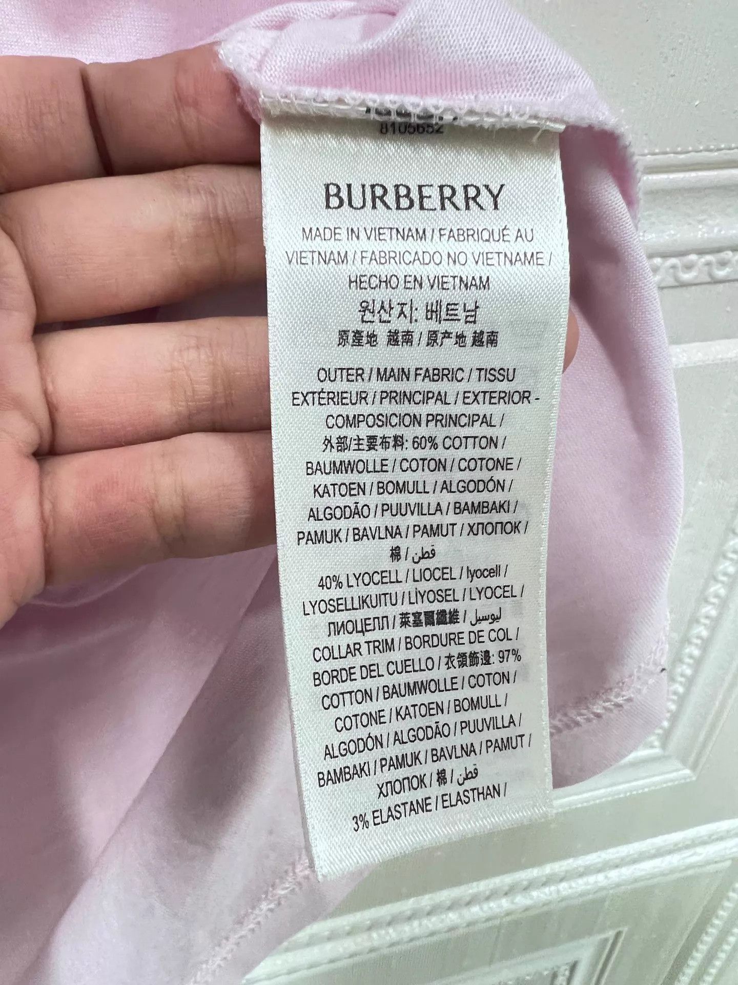 Burberry Burberry Logo Cotton Crew Short Sleeve T XL 99 New Size XL / US 12-14 / IT 48-50 - 7 Thumbnail