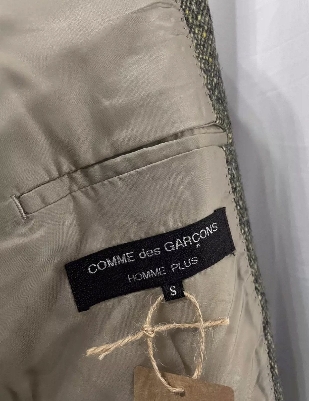 Comme des Garcons Wool tweed vintage green suit jacket jacket 2412-Nextarrow Size 40S - 6 Thumbnail