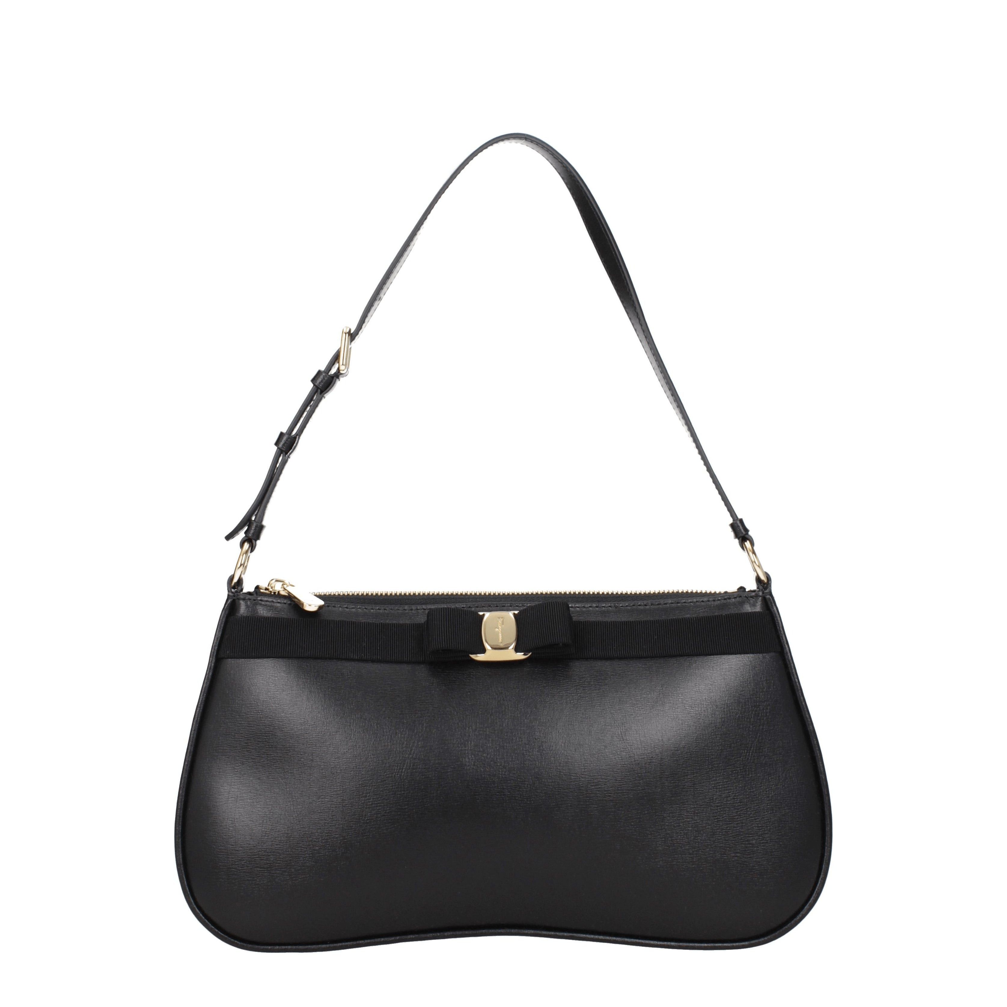 Salvatore Ferragamo Shoulder Bag in Leather Size ONE SIZE - 1 Thumbnail