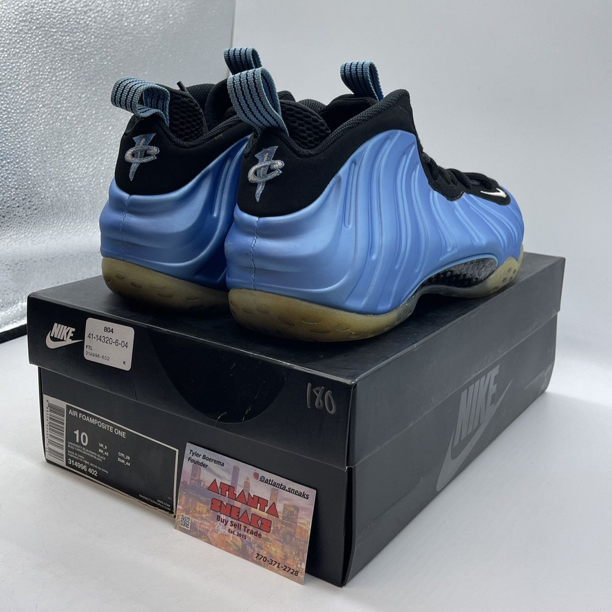 Nike Air foamposite one university blue Size US 10 / EU 43 - 5 Thumbnail